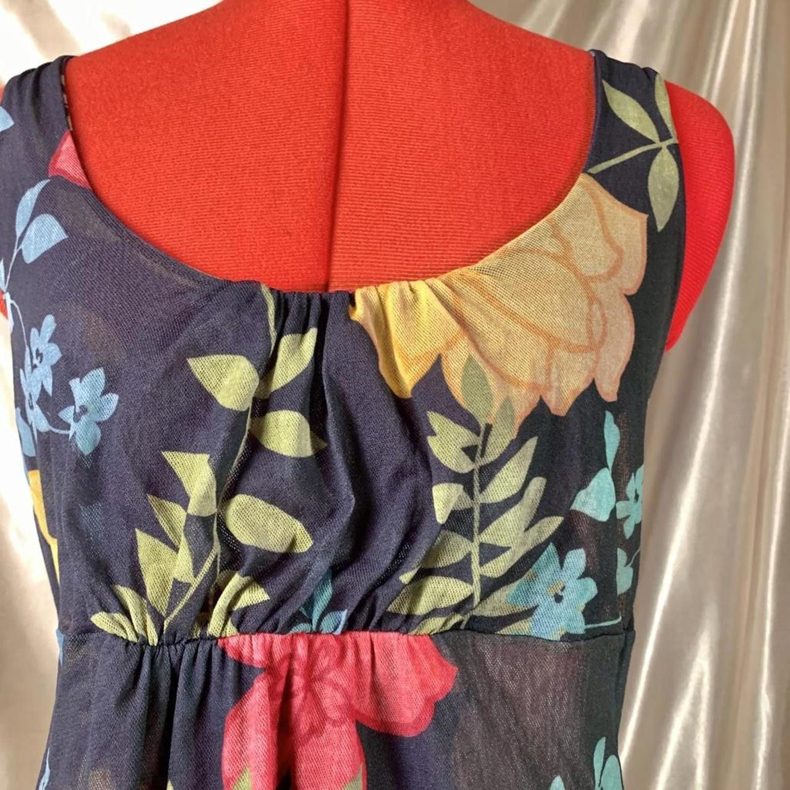 Other Sweet pea retro hippie boho mesh blouse! Size L / US 10 / IT 46 - 2 Thumbnail