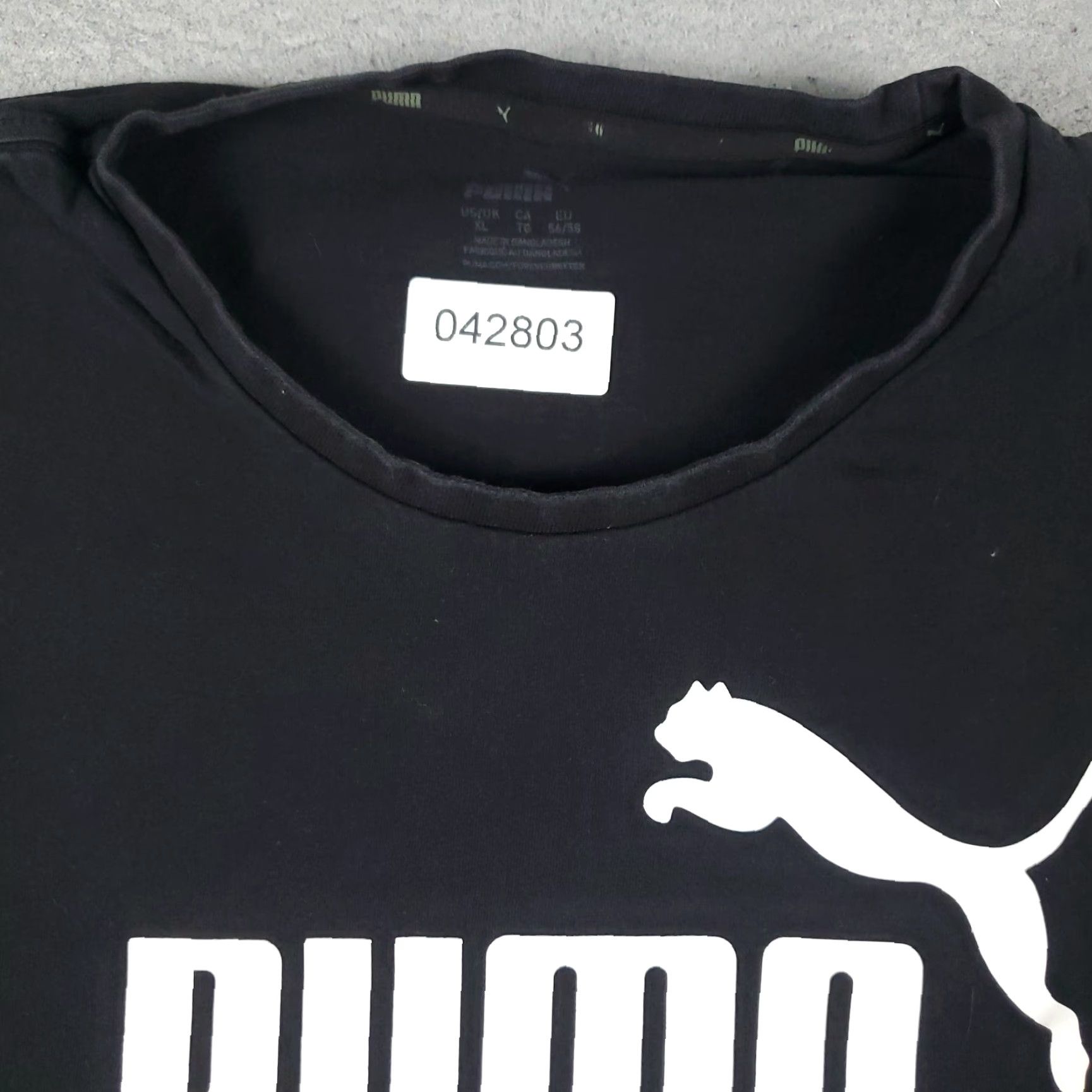 Puma PUMA T Shirt Mens XL Black Crew Neck Short Sleeve Logo Cotton Blend Modern Sport Shirt Mens XL Black Logo Graphic 90s? (If decade not known, skip) Size US XL / EU 56 / 4 - 2 Thumbnail