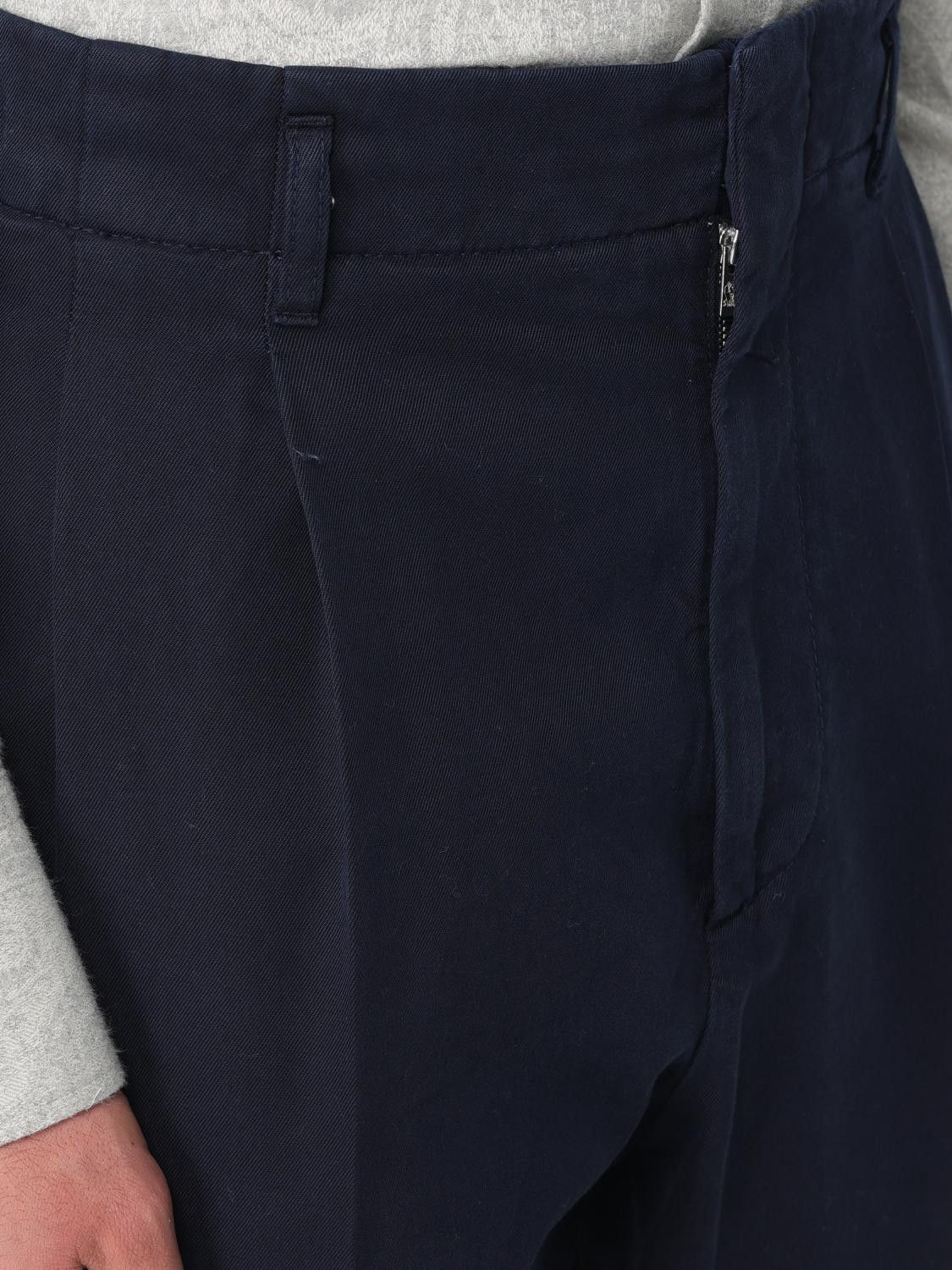 Brunello Cucinelli o1y0526 Casual Pant in Navy Blue Size US 38 / EU 54 - 2 Thumbnail
