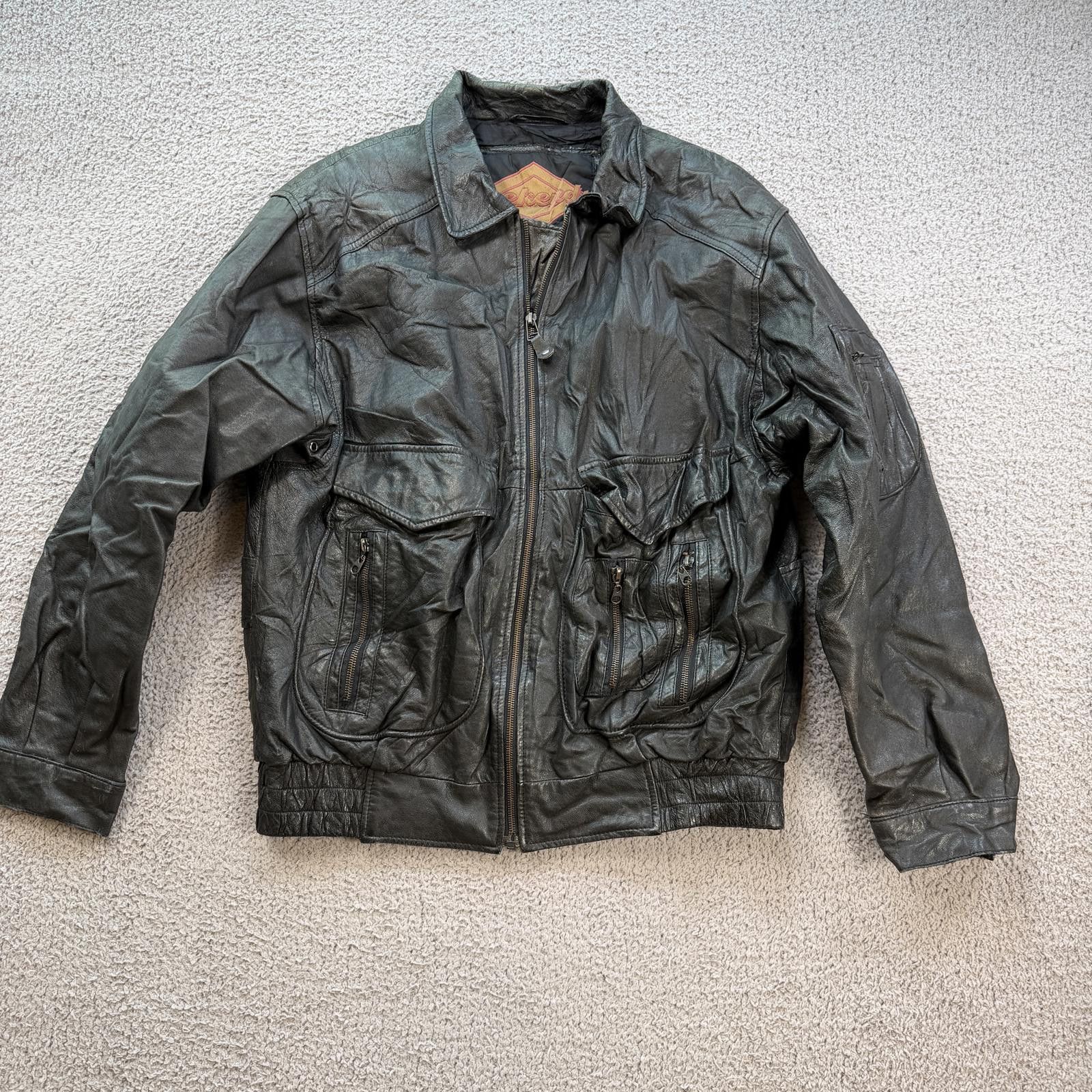The Weeknd Vintage 90s Weekends Genuine Leather Bomber Jacket Black LT Size US L / EU 52-54 / 3 - 1 Thumbnail