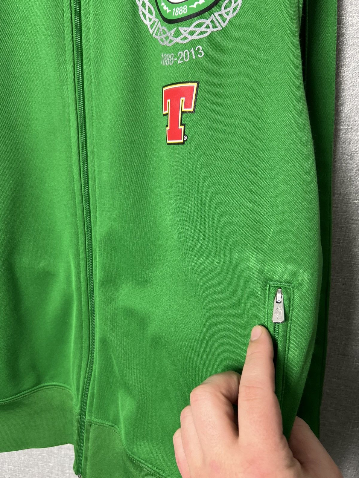 Nike Rare 2012/13 Nike Celtic Football Track Top Training Jacket Size US XL / EU 56 / 4 - 7 Thumbnail