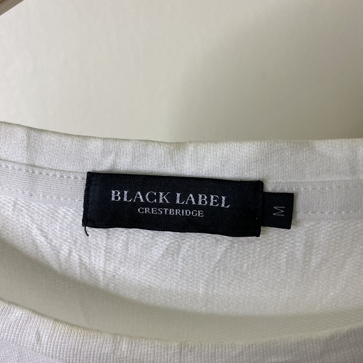 Japanese Brand Black Label Crestbridge By Burberry Double Layer LS Tee Size US M / EU 48-50 / 2 - 3 Thumbnail