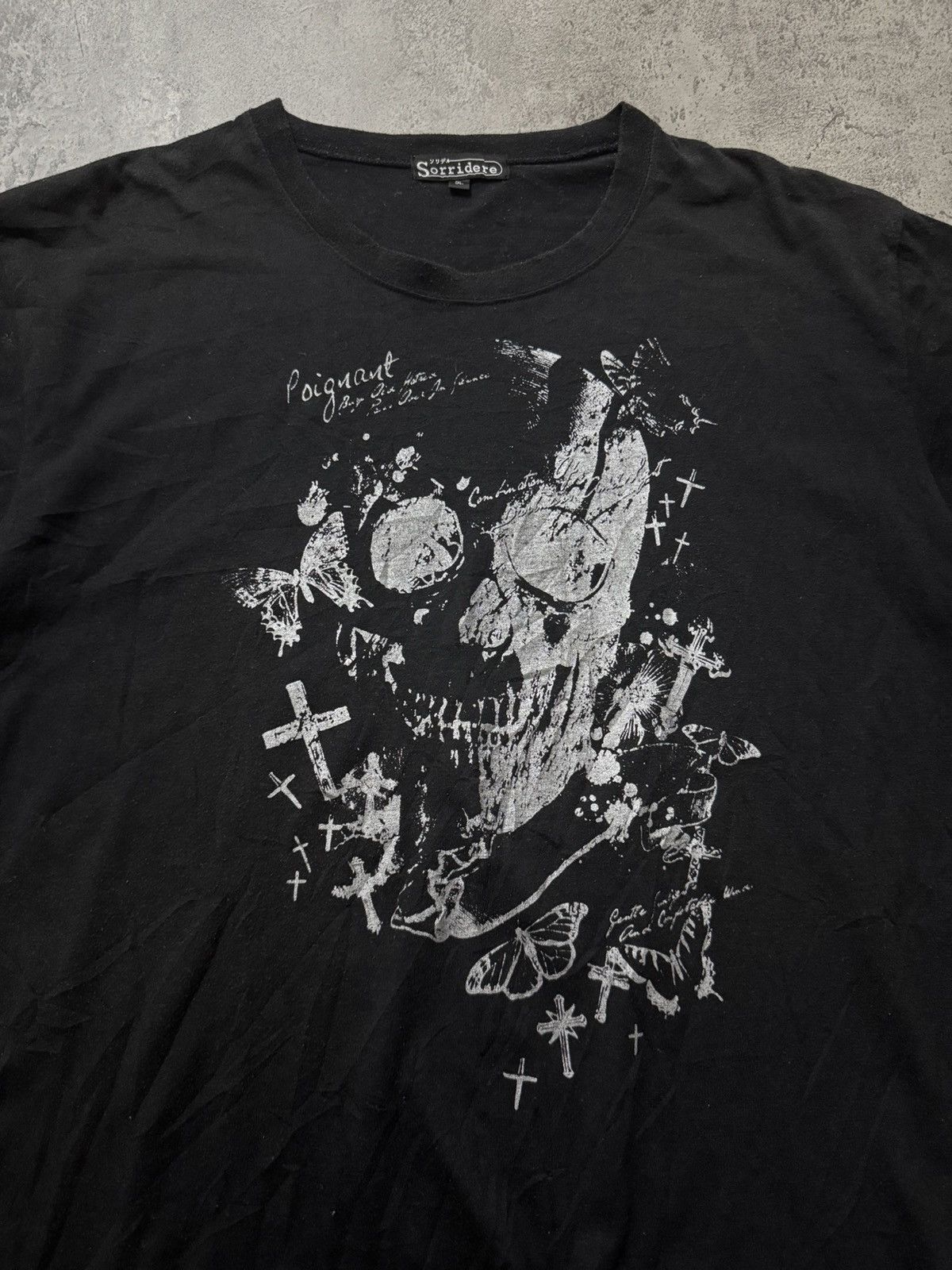 Hysteric Glamour Sorridere skull poem grunge tee Size US L / EU 52-54 / 3 - 2 Thumbnail