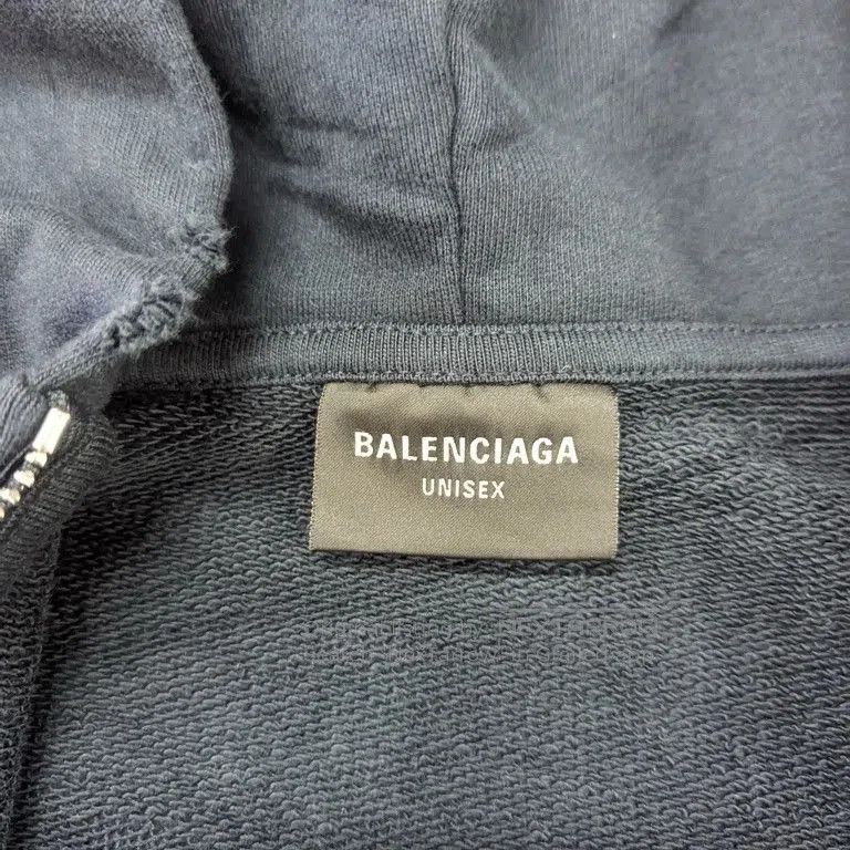 Balenciaga Balenciaga 2024 Blue Letter Print Zip Hoodie. Size US M / EU 48-50 / 2 - 7 Thumbnail