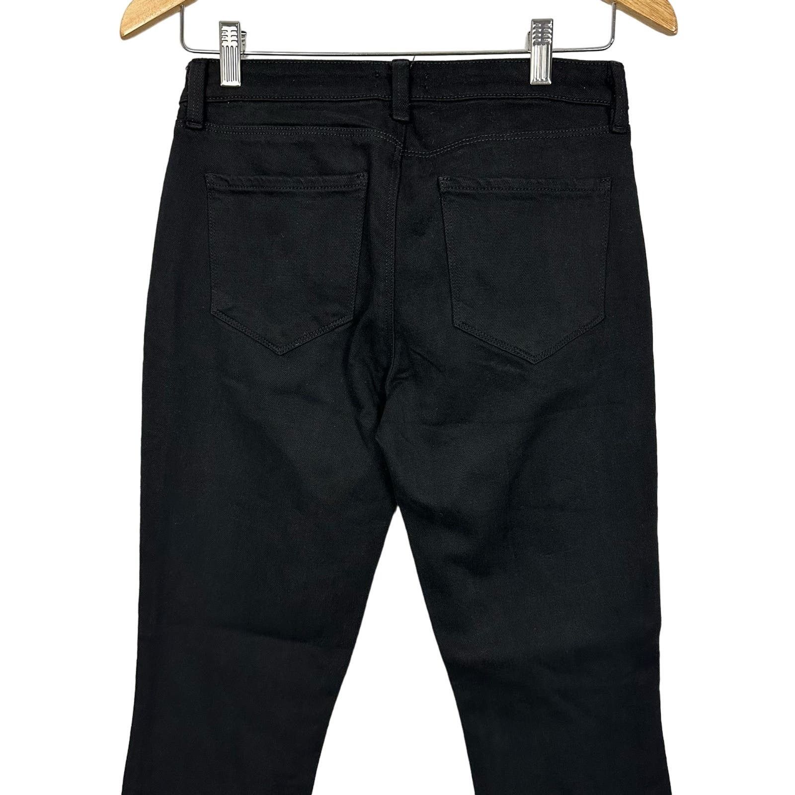 L'AGENCE NWT L’AGENCE Black Cotton Blend Skinny Mid Rise Jeans 25 Size 27" / US 4 / IT 40 - 7 Thumbnail