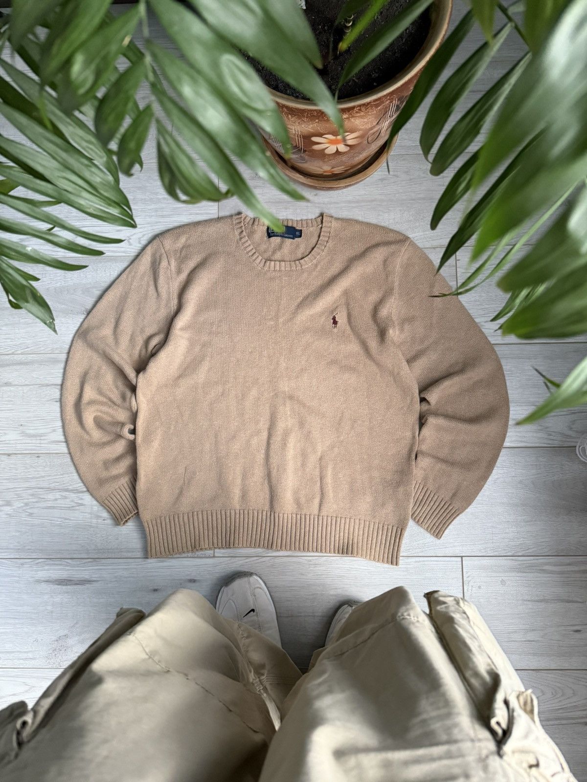 Polo Ralph Lauren × Vintage Vintage Polo Ralph Lauren sweater knit crewneck Size US XL / EU 56 / 4 - 2 Thumbnail