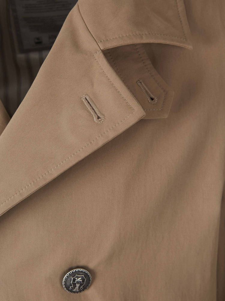 Brunello Cucinelli o1w1db10326 Quilted Trench Coat in Brown Size US M / EU 48-50 / 2 - 4 Thumbnail