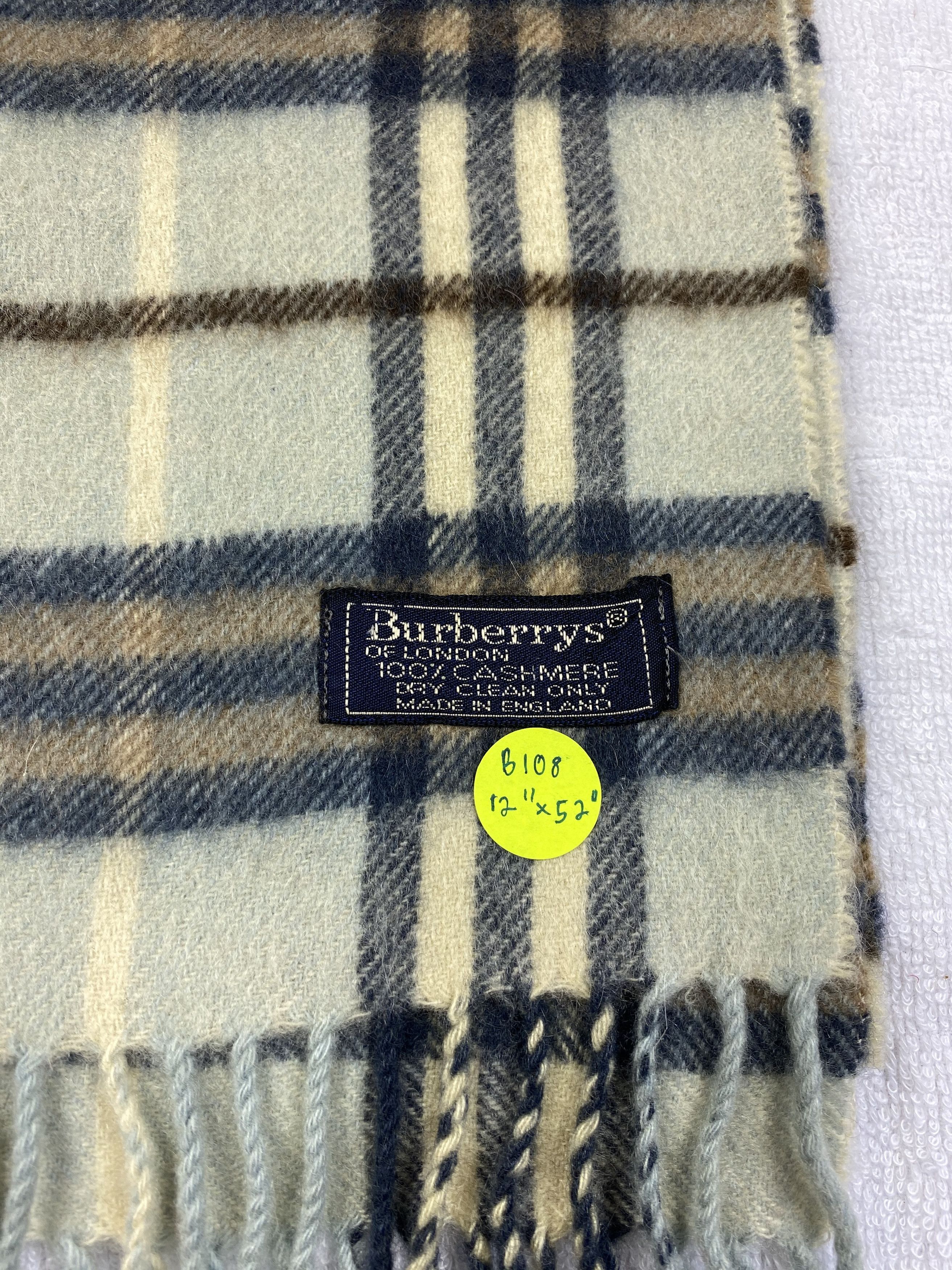 Burberry Burberry Cashmere Scarf / Muffler / Neckwear Size ONE SIZE - 4 Thumbnail