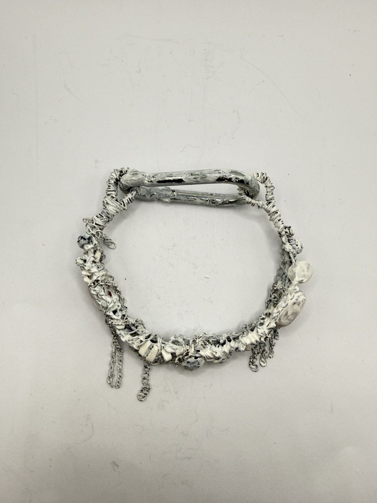 Seditionaries Avant-garde handmade bracelet rick margiela chrome erd Size ONE SIZE - 8 Thumbnail