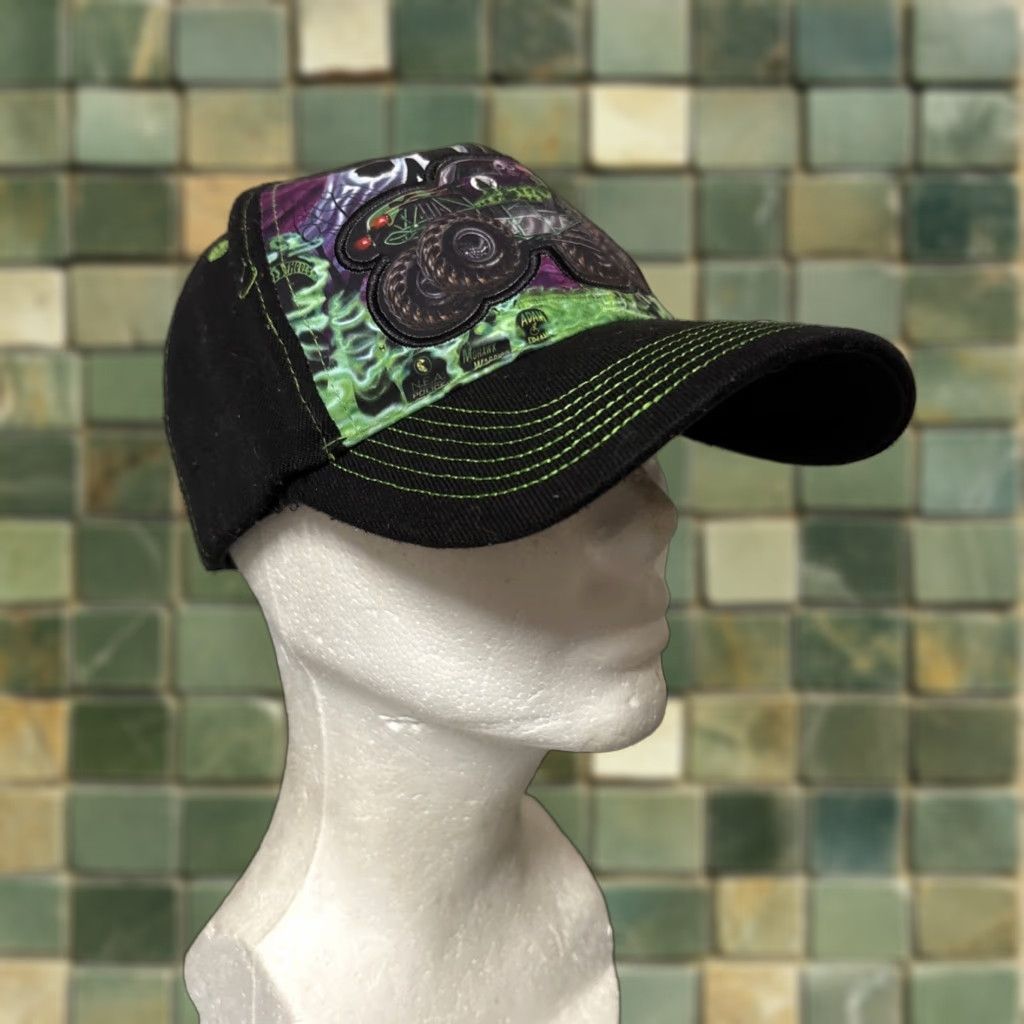 Vintage Monster Jam grave digger Monster Truck Embroidered Hat snapback Men One Size Black Size ONE SIZE - 1 Thumbnail