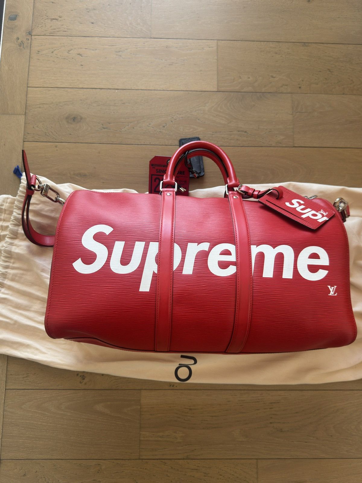 Louis Vuitton × Supreme KEEP ALL LOUIS VUITTON BAG NBA Size ONE SIZE - 2 Thumbnail
