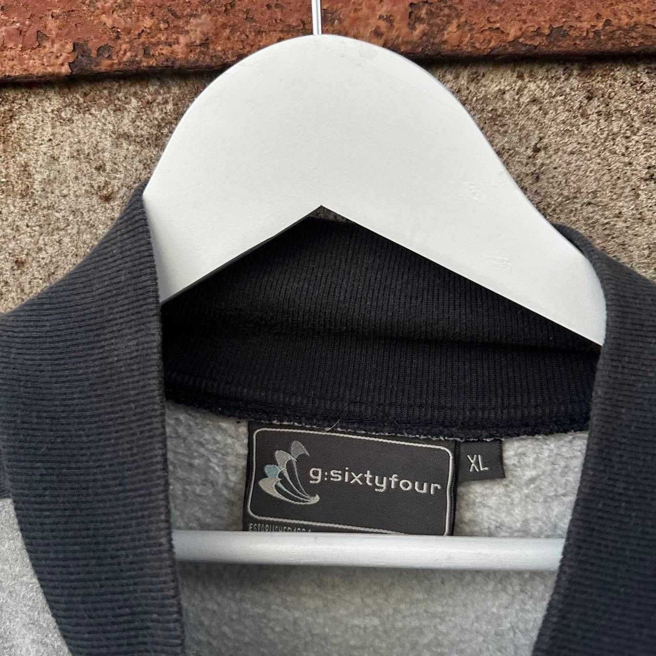Number (N)ine Vintage Italia Zip Sweater Big Logo Size XL Y2K 00s USA Size US XL / EU 56 / 4 - 6 Thumbnail
