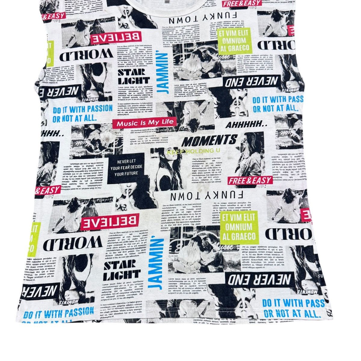 Japanese Brand Thunder Storm Newspepper Shirt Size US M / EU 48-50 / 2 - 5 Thumbnail