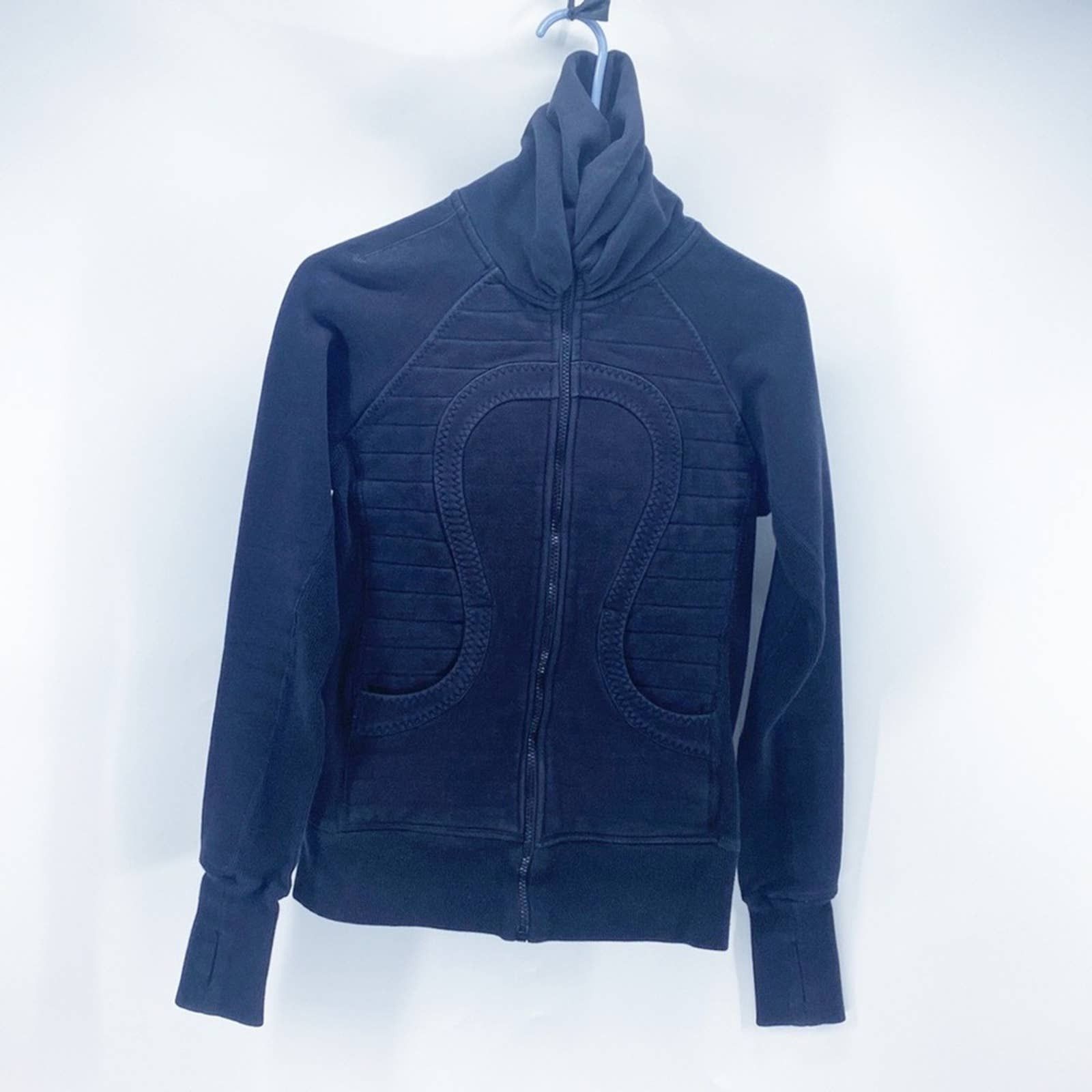 Lululemon Scuba black Jacket Sweater Yoga Zipper