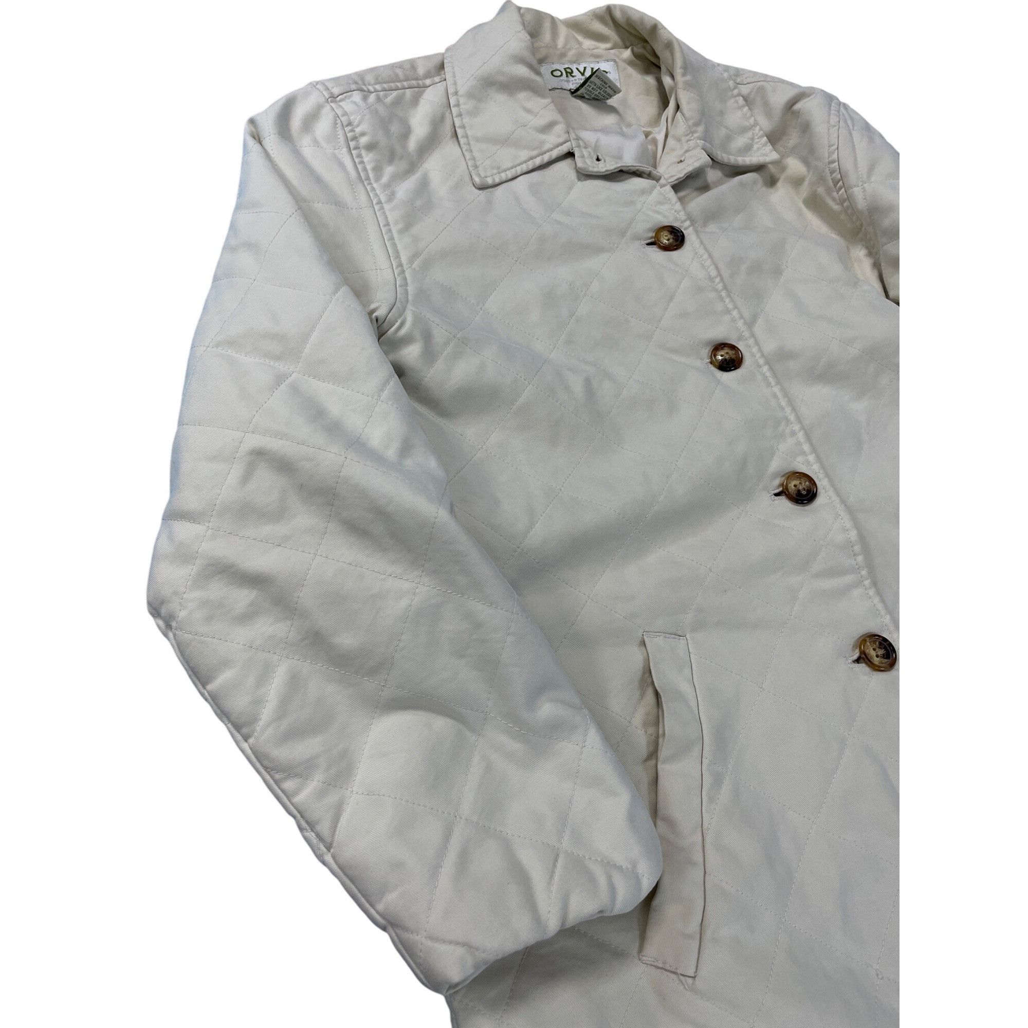 Orvis Orvis Womans Beige Quilted Lightweight Jacket size M SKU 926 Size M / US 6-8 / IT 42-44 - 2 Thumbnail