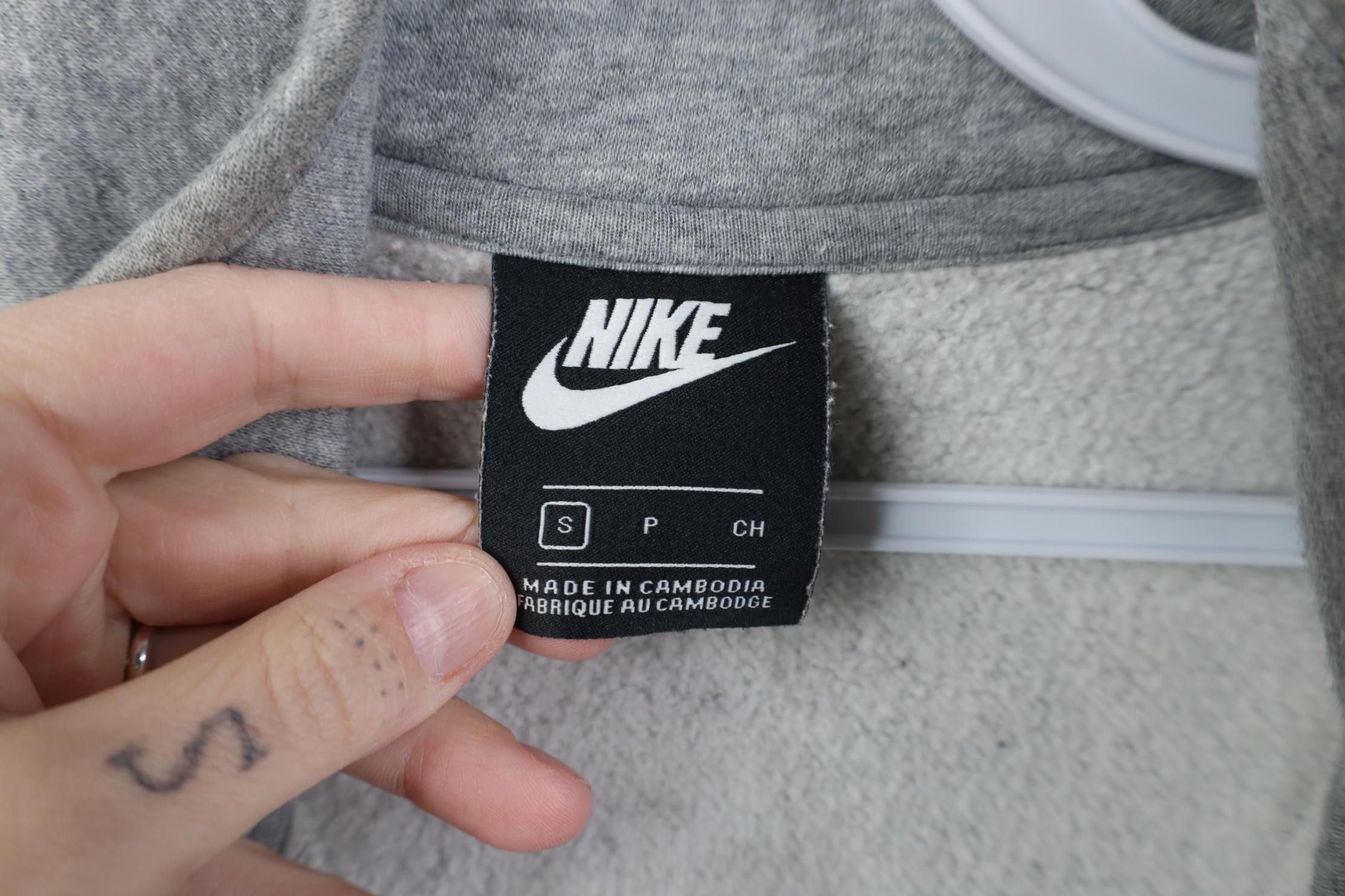Nike Vintage Y2K Nike Scott Mini Swoosh 1/2 Zip Sweatshirt Gray Size US S / EU 44-46 / 1 - 8 Thumbnail