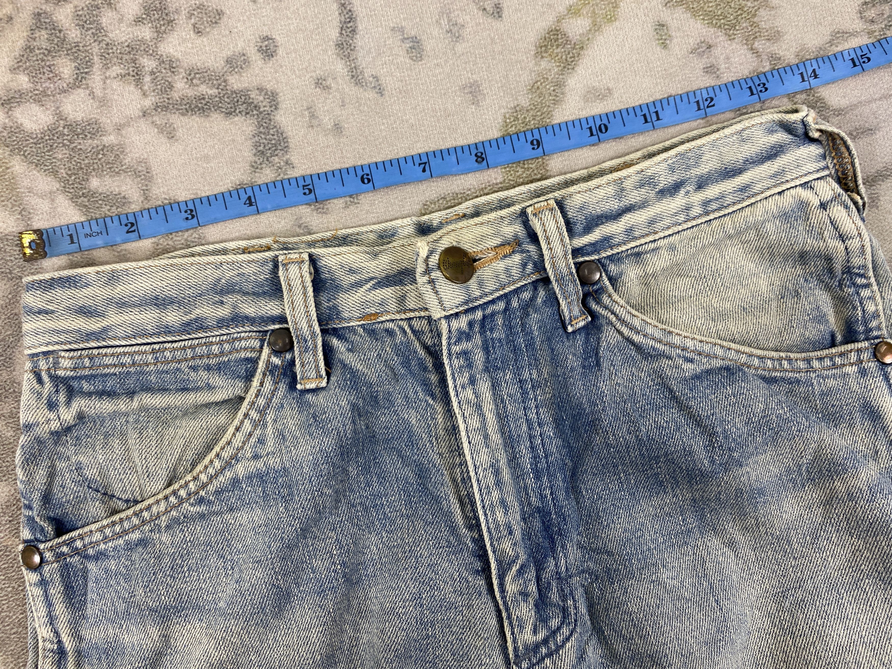 Japanese Brand Vintage Wrangler Flare Jeans 27x33.5 Denim- JN3804 Size US 27 - 5 Thumbnail