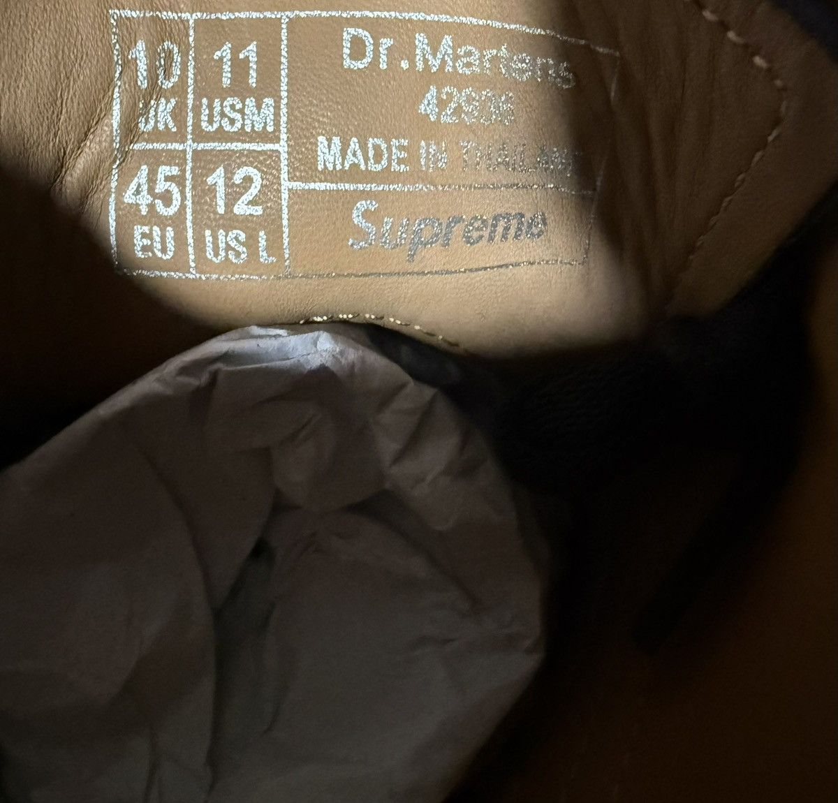 Dr. Martens × Supreme SUPREME®/DR. MARTENS® 1461 3-EYE SHOE Royal Skull FW25 11 Size US 11 / EU 44 - 8 Thumbnail