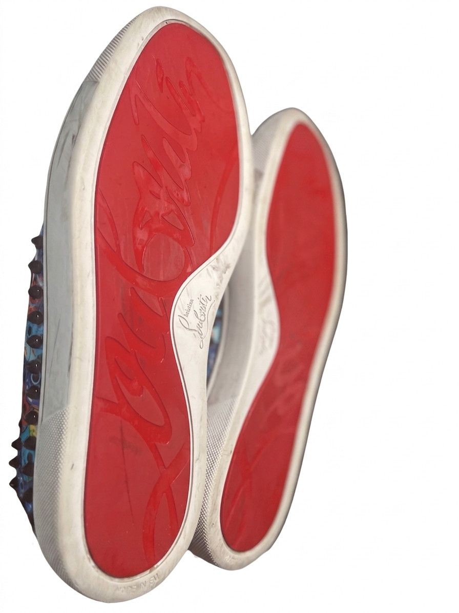 Christian Louboutin Christian Louboutin Roller Boat Skull Spikes Slip-On SZ 44 Size US 10.5 / EU 43-44 - 8 Thumbnail