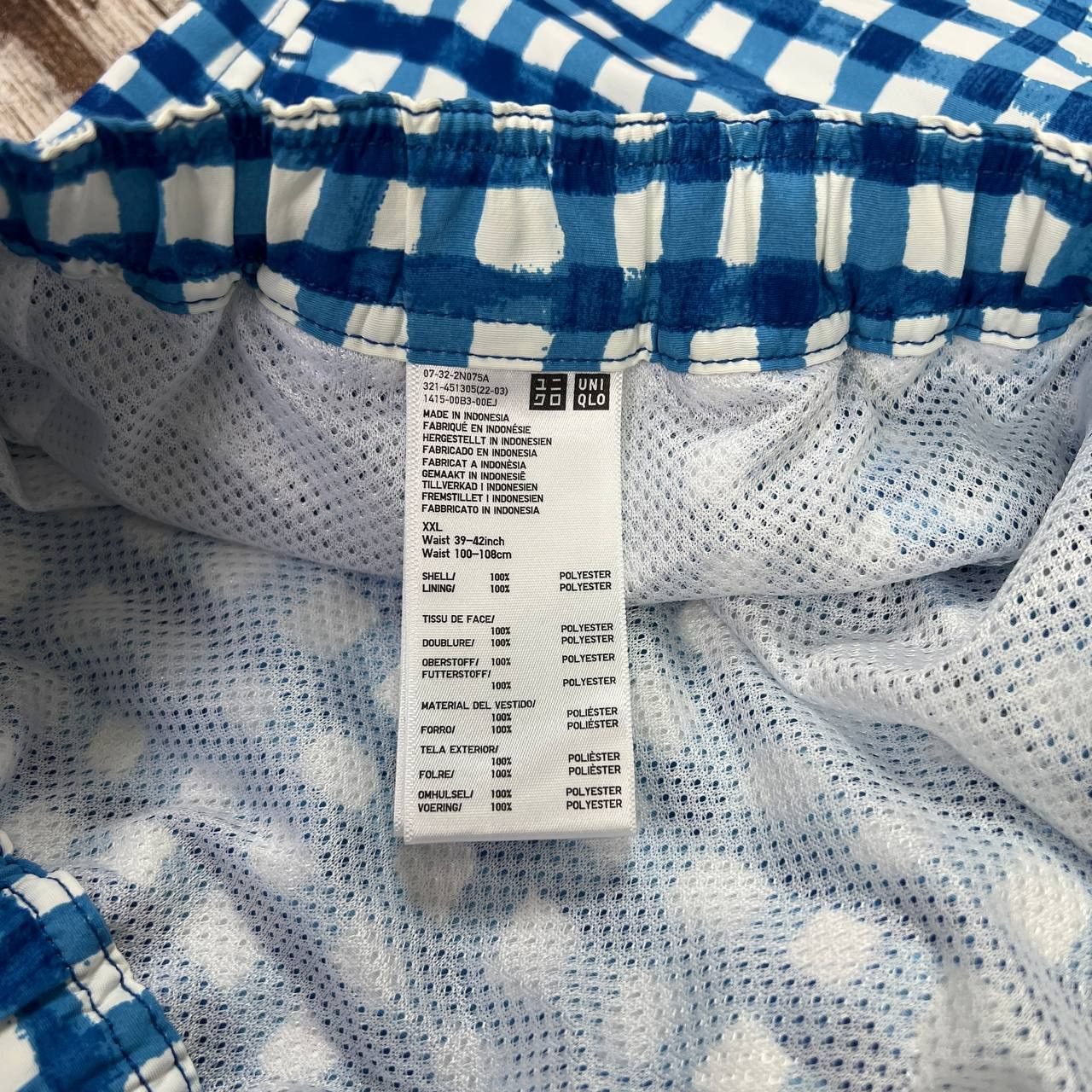 Marni Uniqlo x Marni Check Shorts Bermudas Size XXL Blue White Size US 44 / EU 60 - 9 Thumbnail