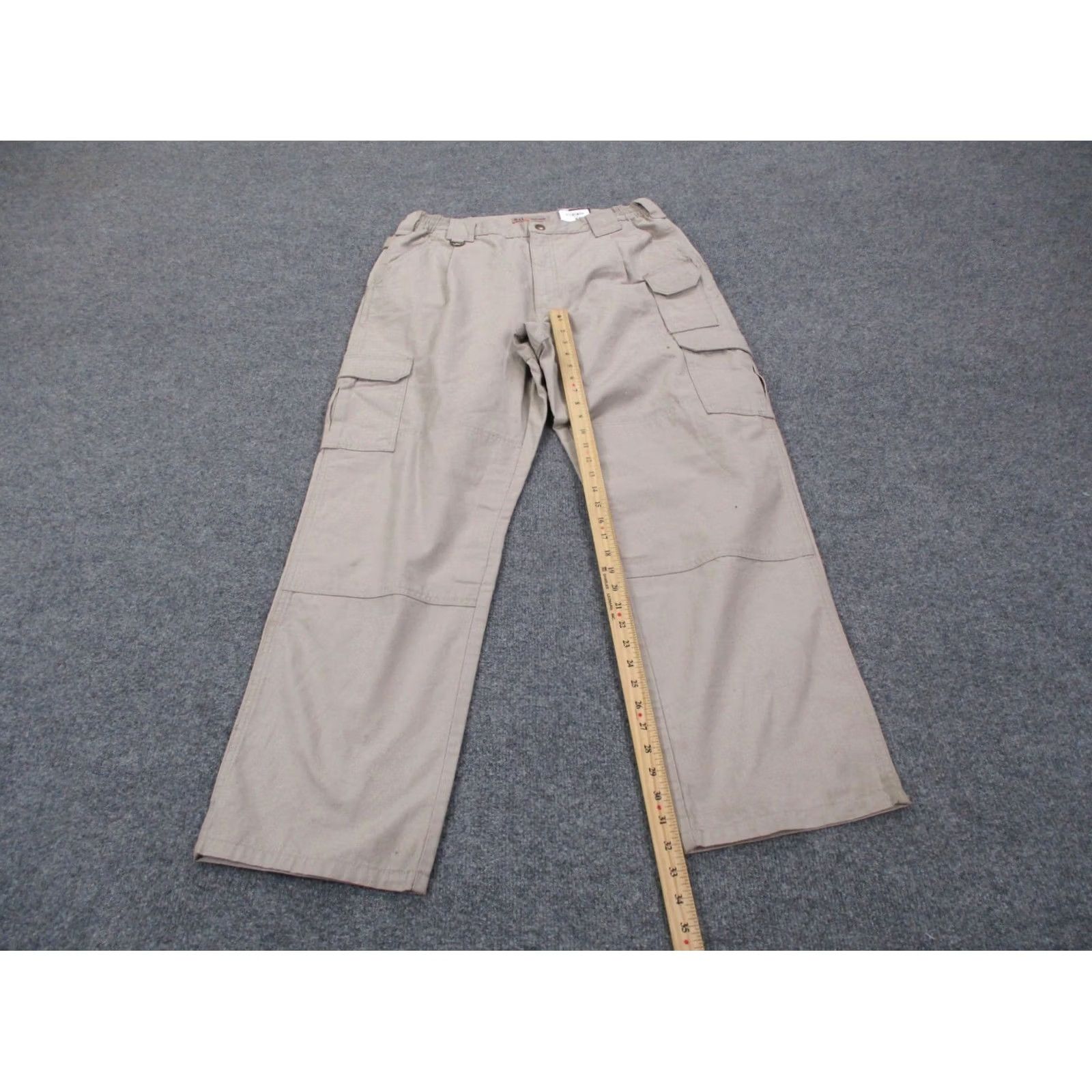 Vintage 5.11 Tactical Pants Men 34x32 Cargo Workwear Beige Cotton Canvas 511 Cargo Pants Mens Regular 32 Inseam Beige Size US 32 / EU 48 - 3 Thumbnail