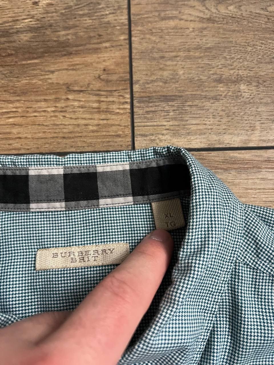 Burberry Burberry Brit Blue Classic Shirt Size US XL / EU 56 / 4 - 5 Thumbnail