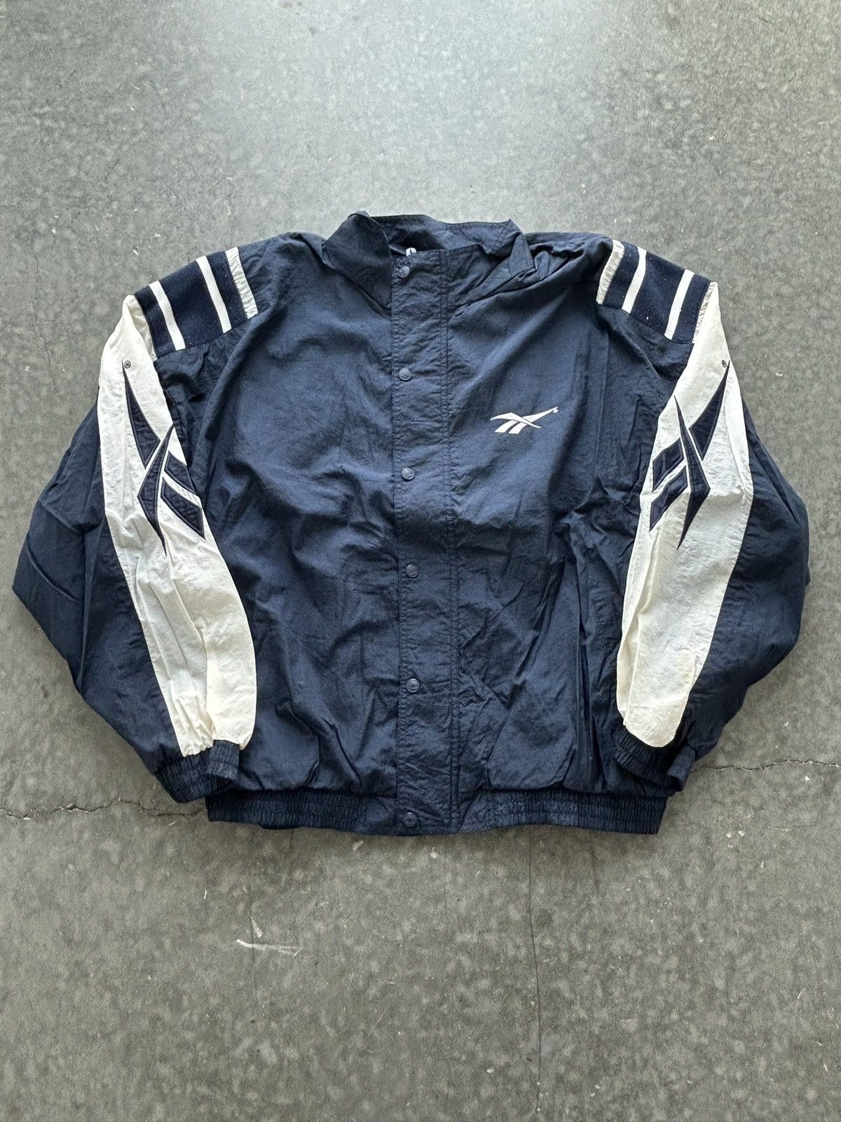 Reebok Vintage 90s Reebok Windbreaker Jacket Size US XXL / EU 58 / 5 - 1 Thumbnail