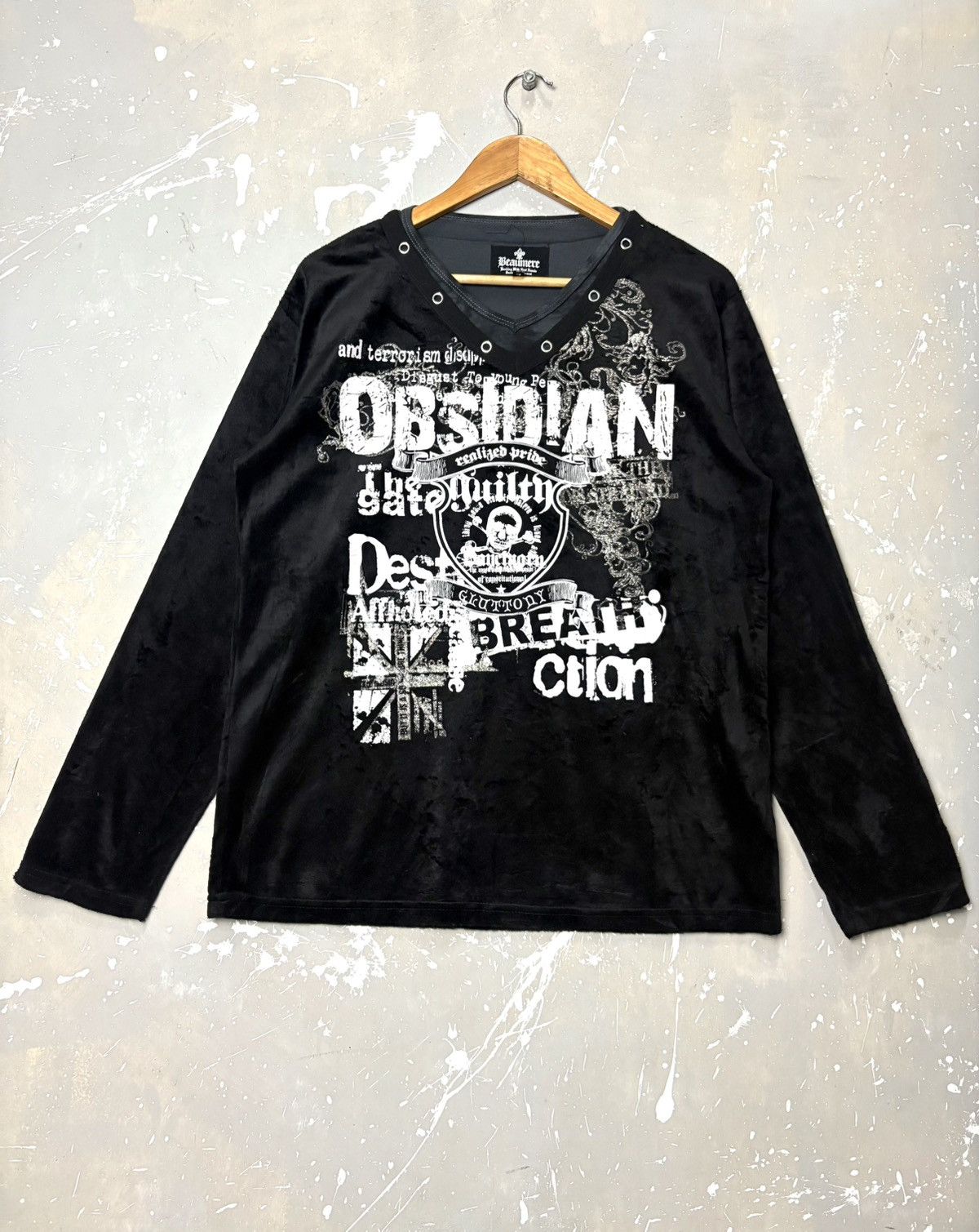 Beaumere Beaumere Obsidian Overflow Motion Punk Japan T shirt Size US L / EU 52-54 / 3 - 6 Thumbnail