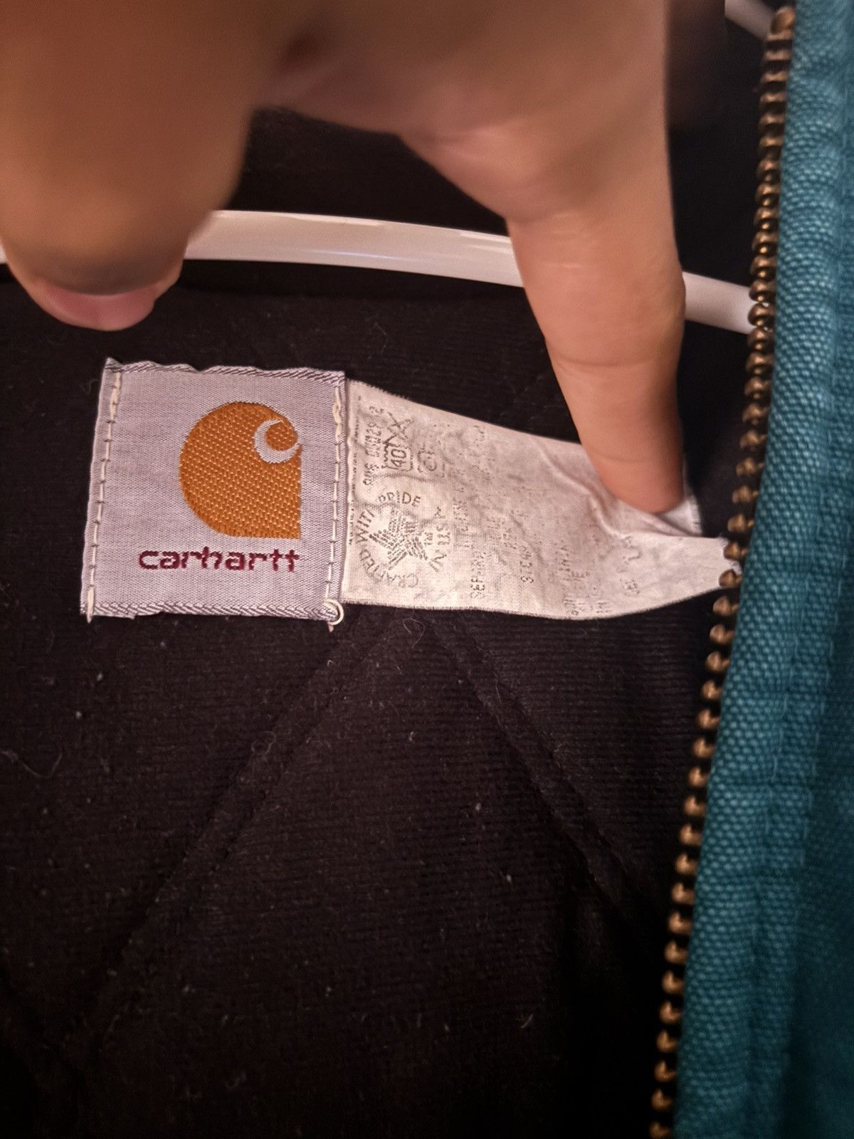Carhartt Vintage teal Made in usa Carhartt Size US M / EU 48-50 / 2 - 4 Thumbnail