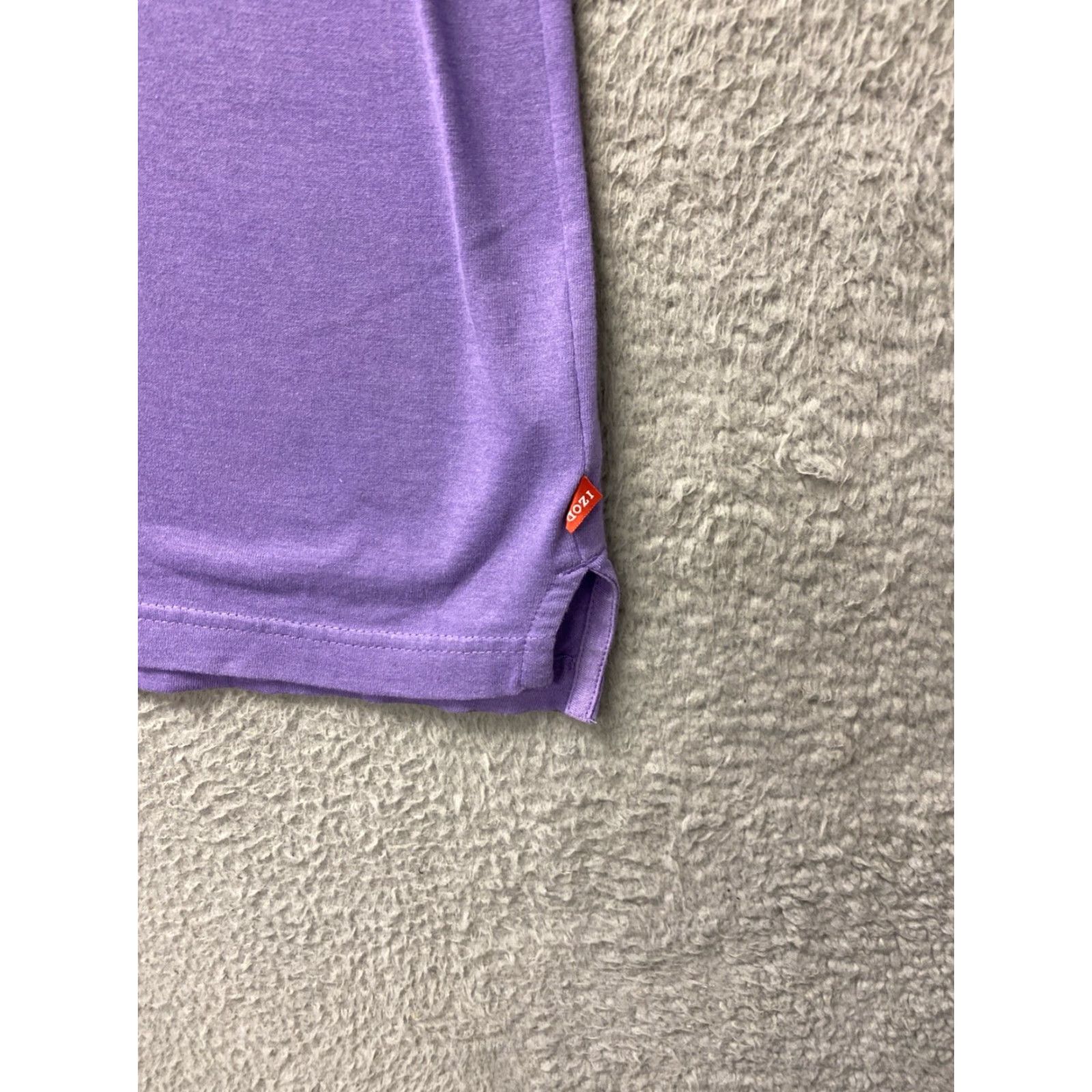 Izod VINTAGE Izod Men Polo Shirt Short Sleeve Crew Neck 100% Cotton Light Purple Mens Large Size US L / EU 52-54 / 3 - 4 Thumbnail