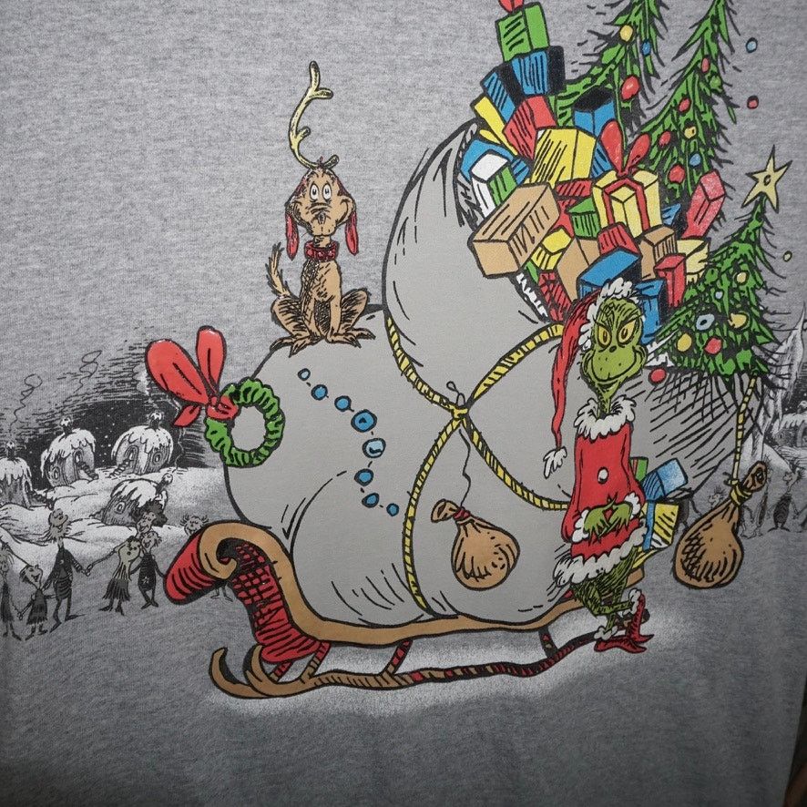 Vintage Large - Vintage Y2K The Grinch 00s cartoon dr seuss t-shirt Size US L / EU 52-54 / 3 - 2 Thumbnail