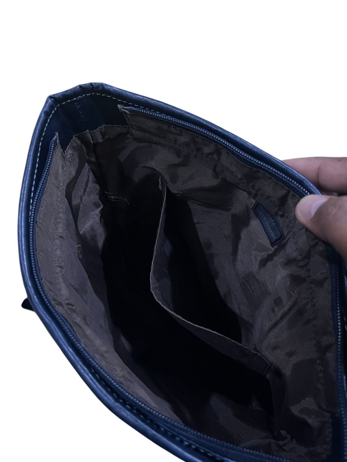 Issey Miyake SACS for TETE HOMME by ISSEY MIYAKE LEATHER CROSS BODY BAG Size ONE SIZE - 15 Thumbnail