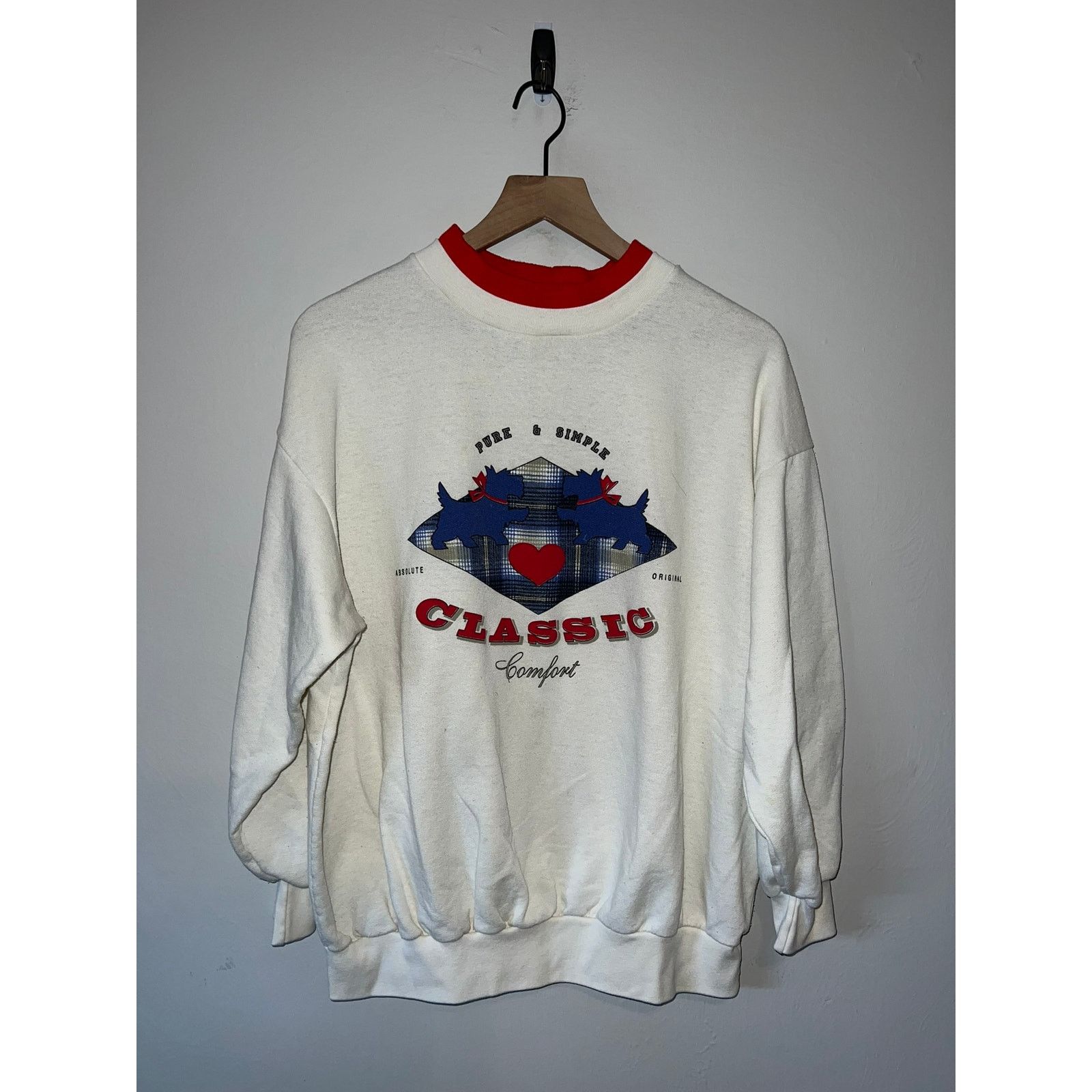 Vintage Vintage Dog Sweatshirt Pet Pure Simple Classic Crewneck XL Size US XL / EU 56 / 4 - 1 Thumbnail