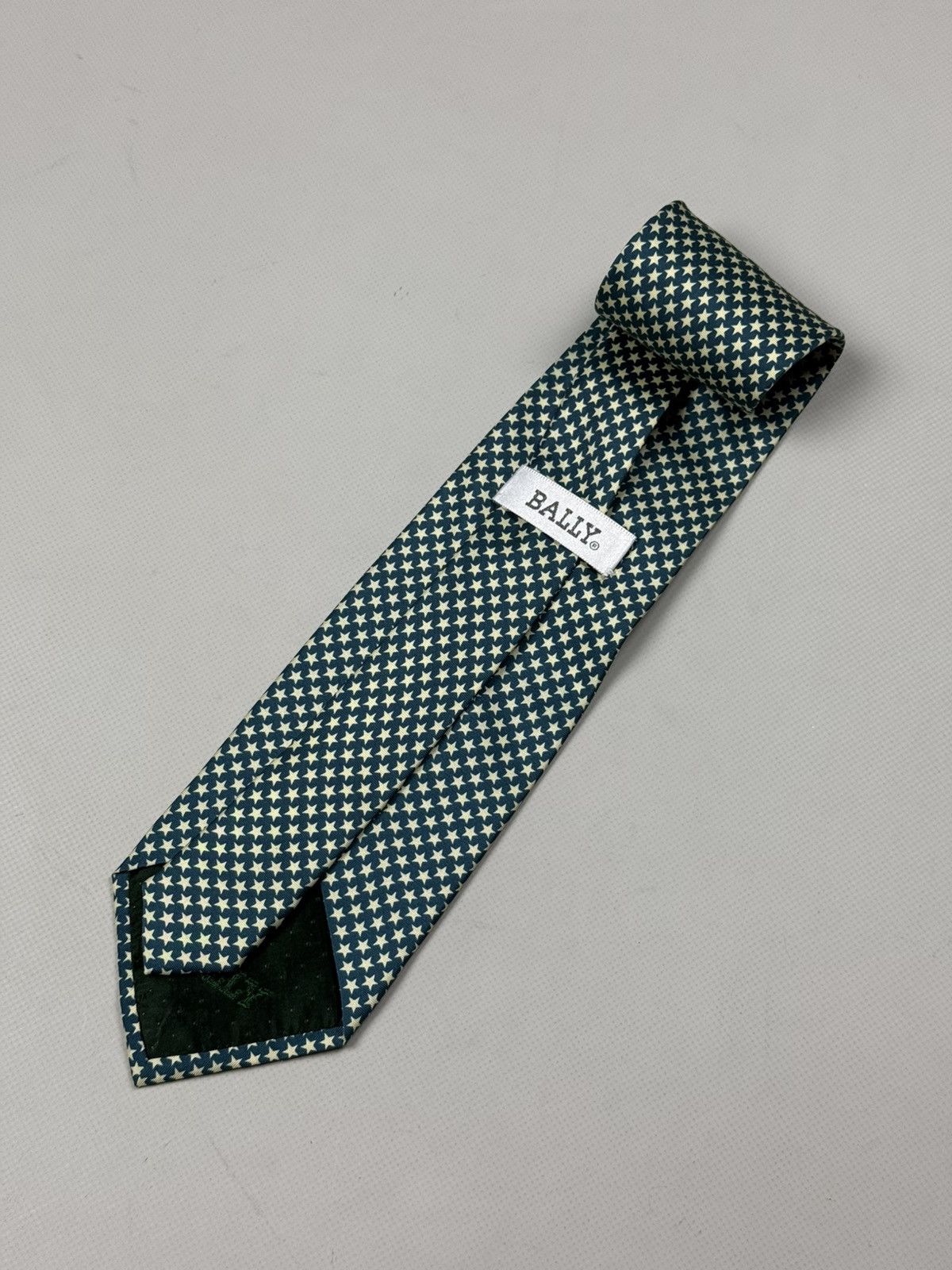 Bally Bally Vintage Patterned Silk Tie Size ONE SIZE - 10 Thumbnail