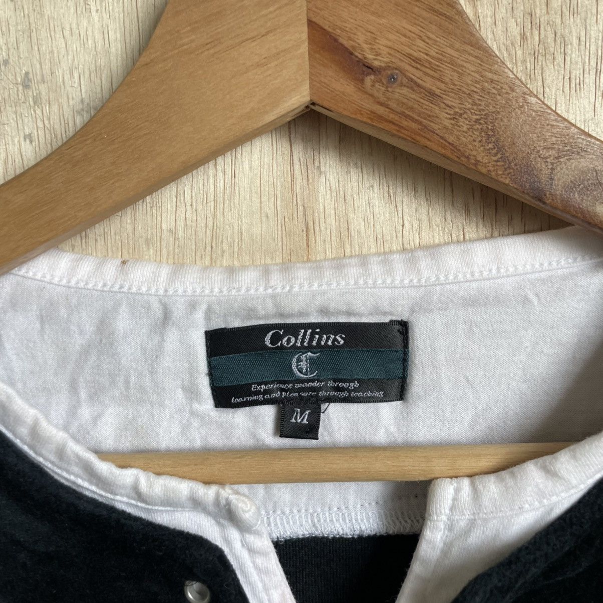 Japanese Brand Vintage Collin Ghotic Velvet Longsleeve Tees Size US M / EU 48-50 / 2 - 3 Thumbnail