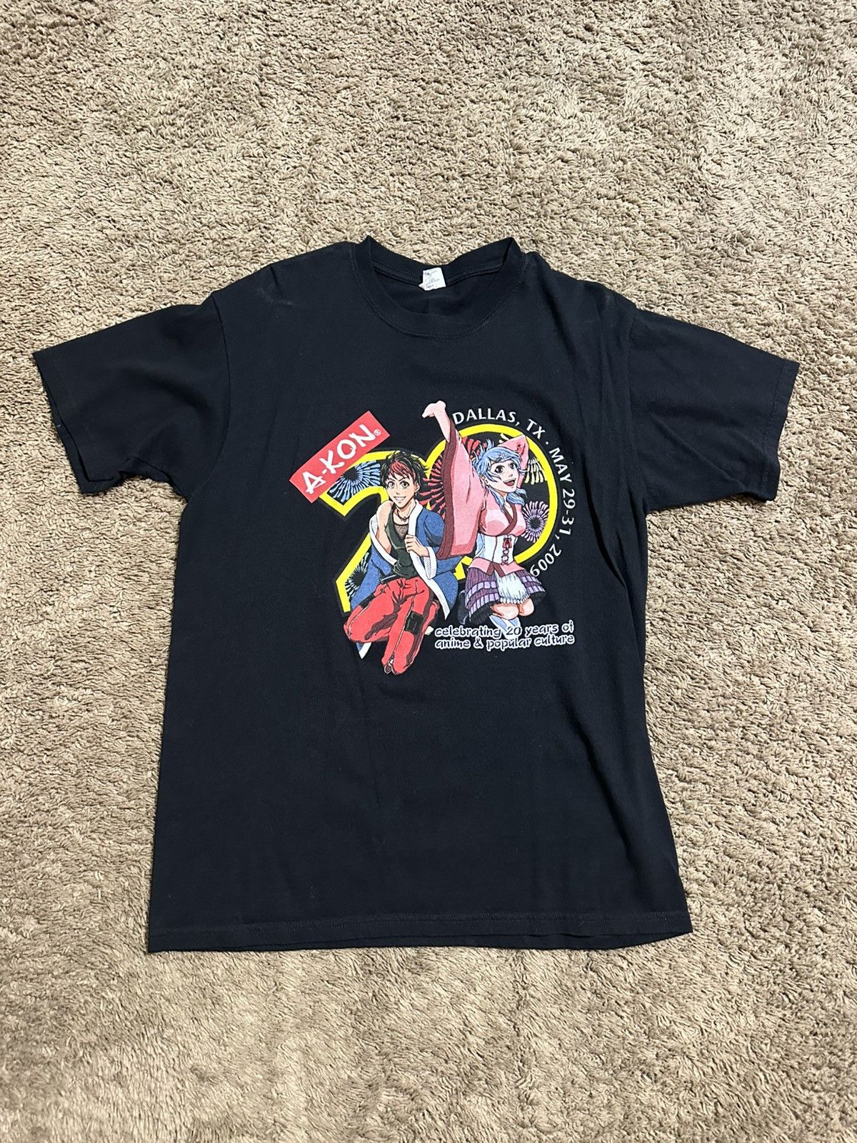 Nike Vintage Anime “cartoon event” shirt 2009 size large Size US L / EU 52-54 / 3 - 1 Thumbnail