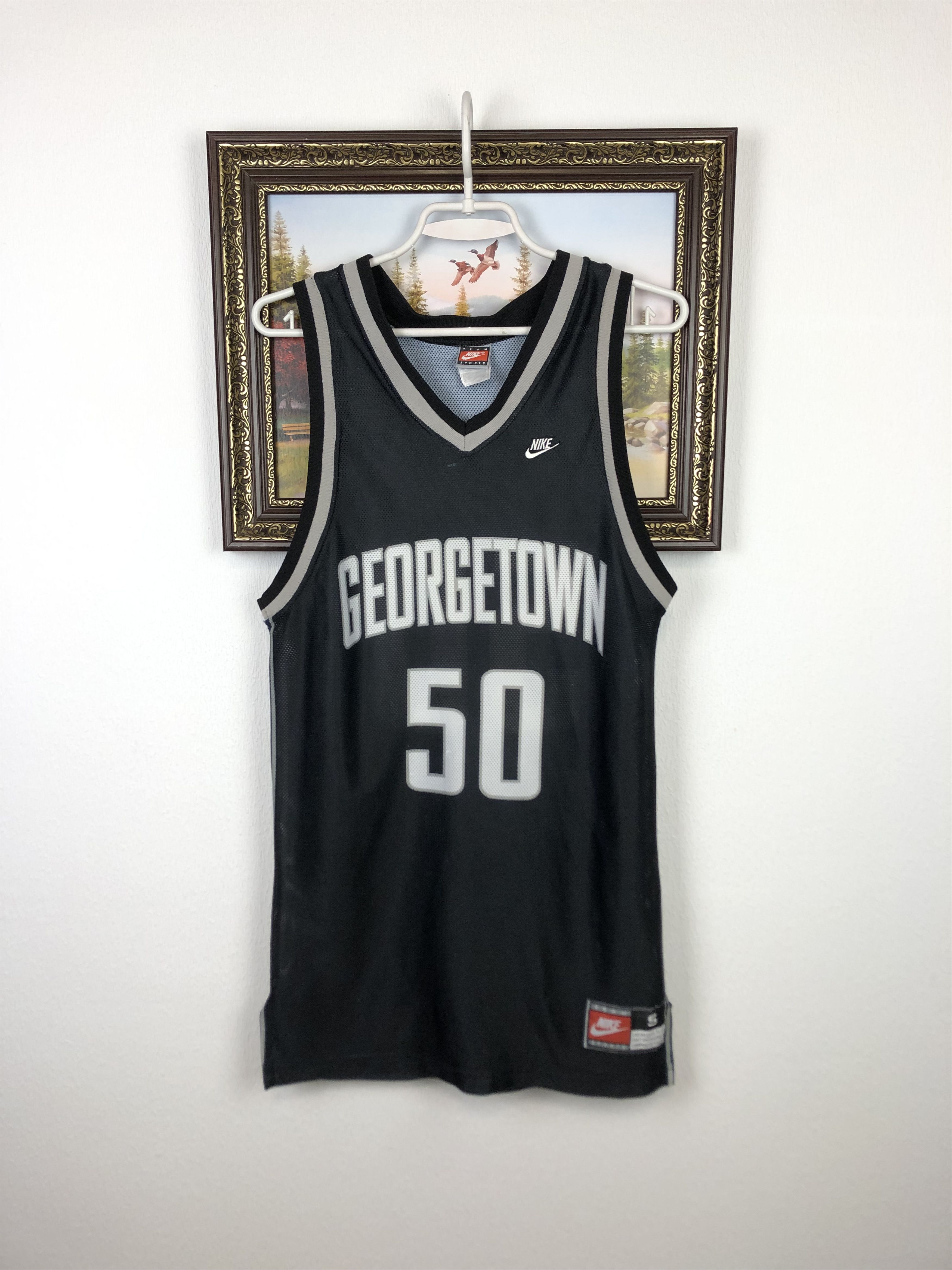 Nike Vintage Georgetown Hoyas Basketball Jersey Othella Harringt Size US S / EU 44-46 / 1 - 1 Thumbnail