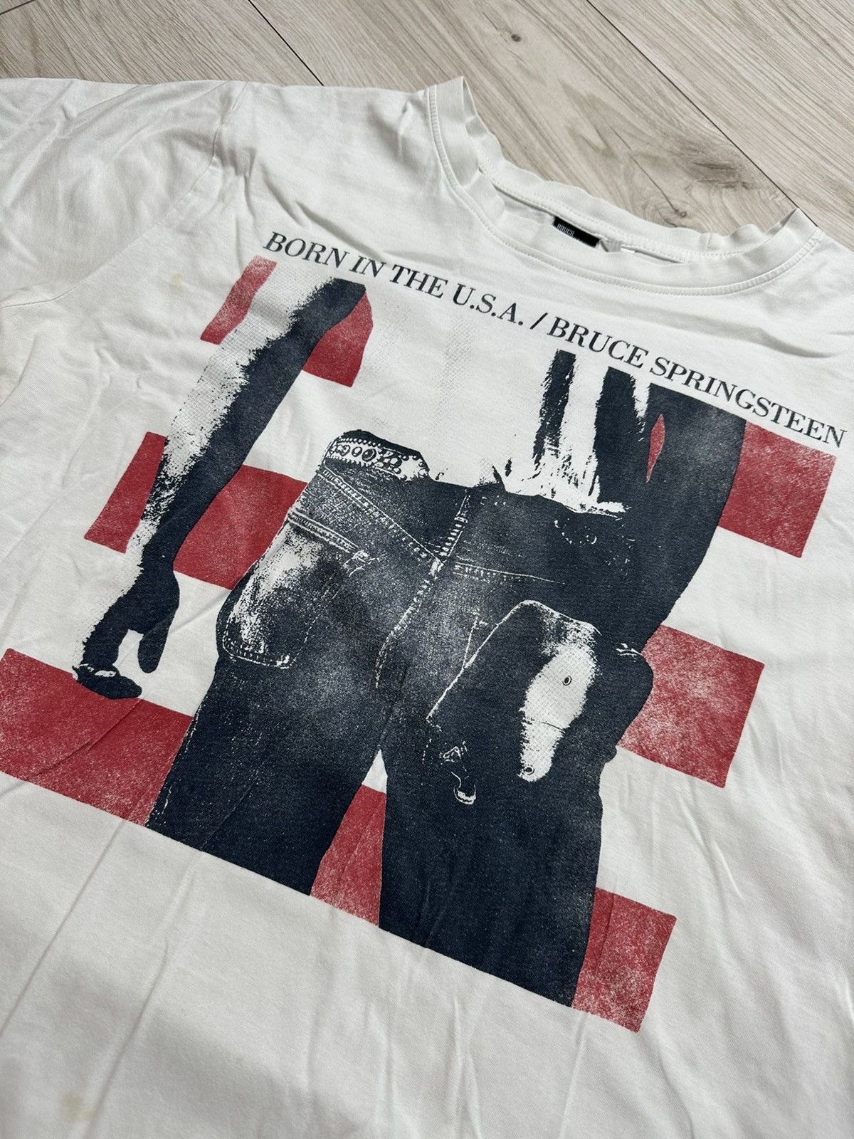 Band Tees × Vintage Vintage Bruce Springsteen Born In The USA Distressed Tee 90s Size US XL / EU 56 / 4 - 3 Thumbnail