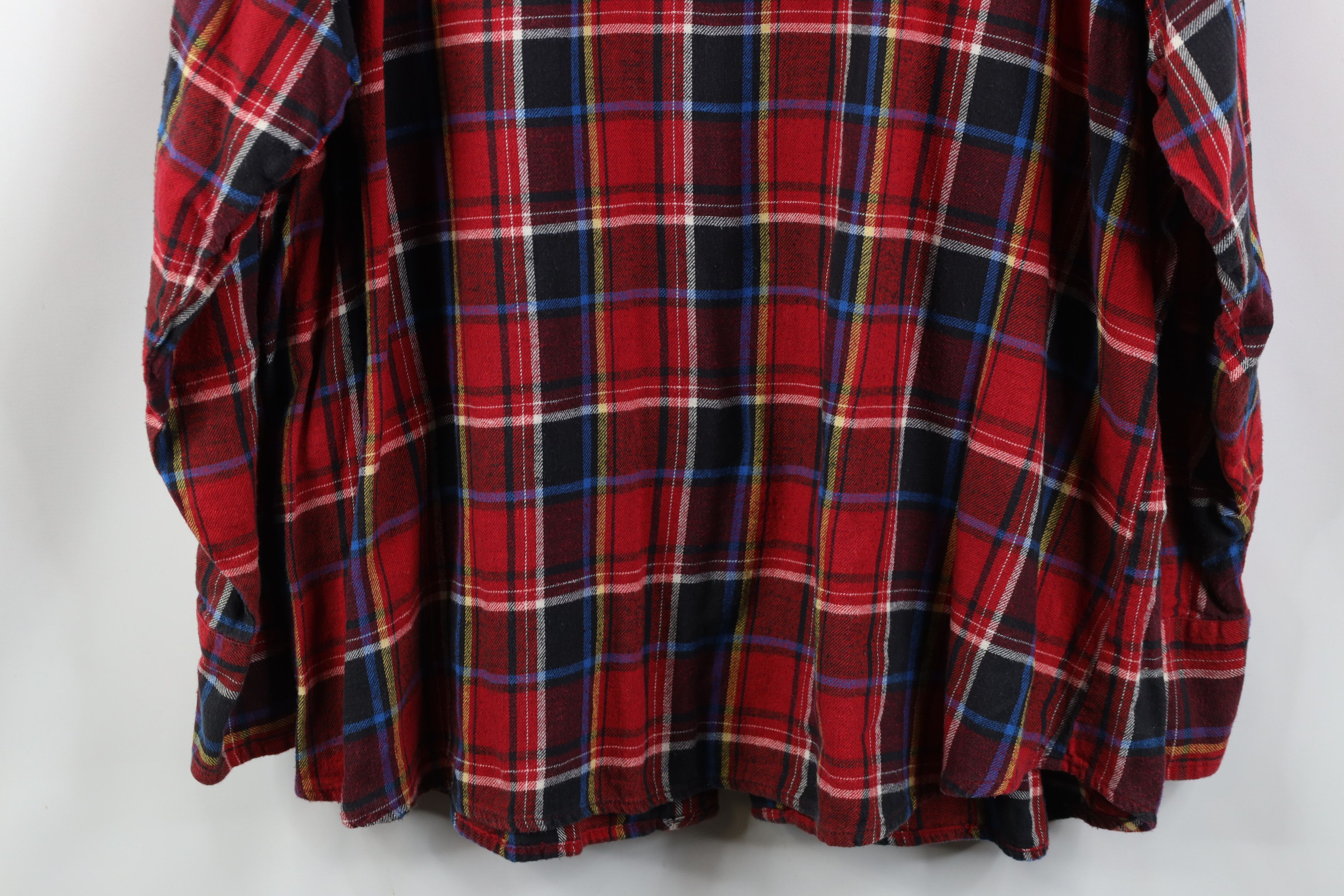 Wrangler Vintage 90s Wrangler Cowboy Flannel Snap Button Shirt Plaid Size US XXL / EU 58 / 5 - 10 Thumbnail