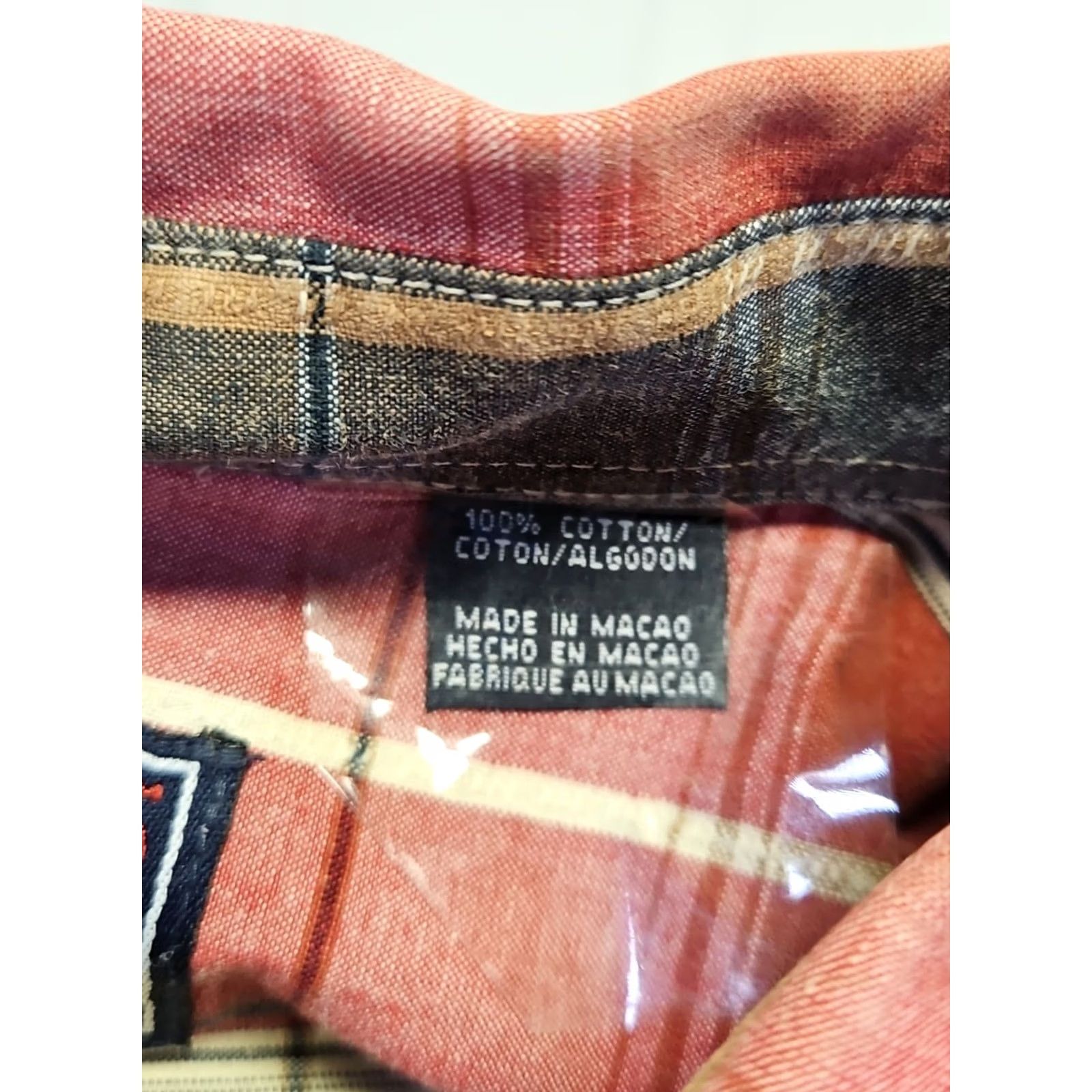 Roper Roper Shirt Plaid Western 3XT Big & Tall Long Sleeve Cotton Multicolor Snap Pocket Men Size US XXL / EU 58 / 5 - 5 Thumbnail