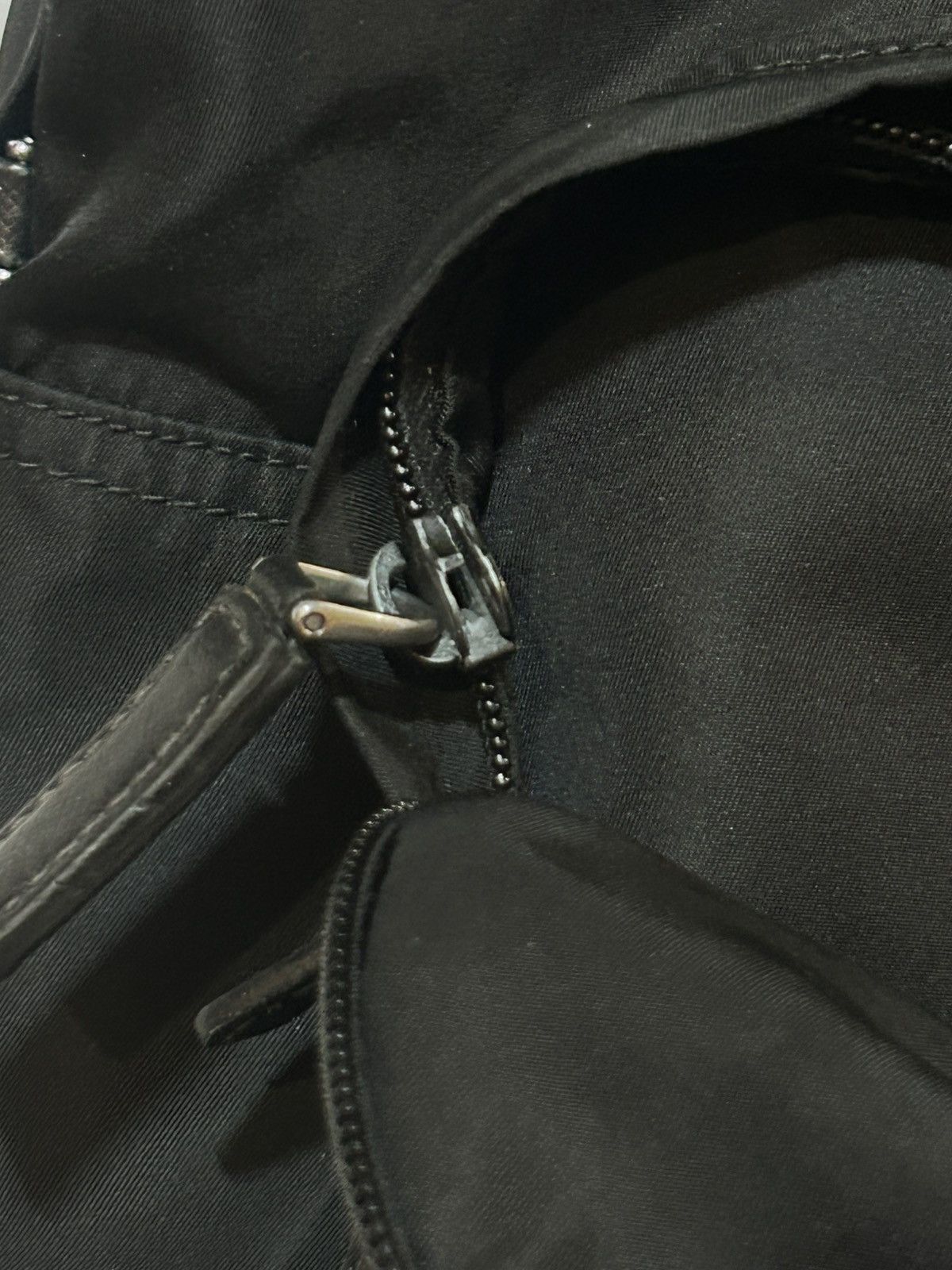 Prada Prada Black Nylon Backpack with Triangle Logo Vintage Size ONE SIZE - 20 Thumbnail