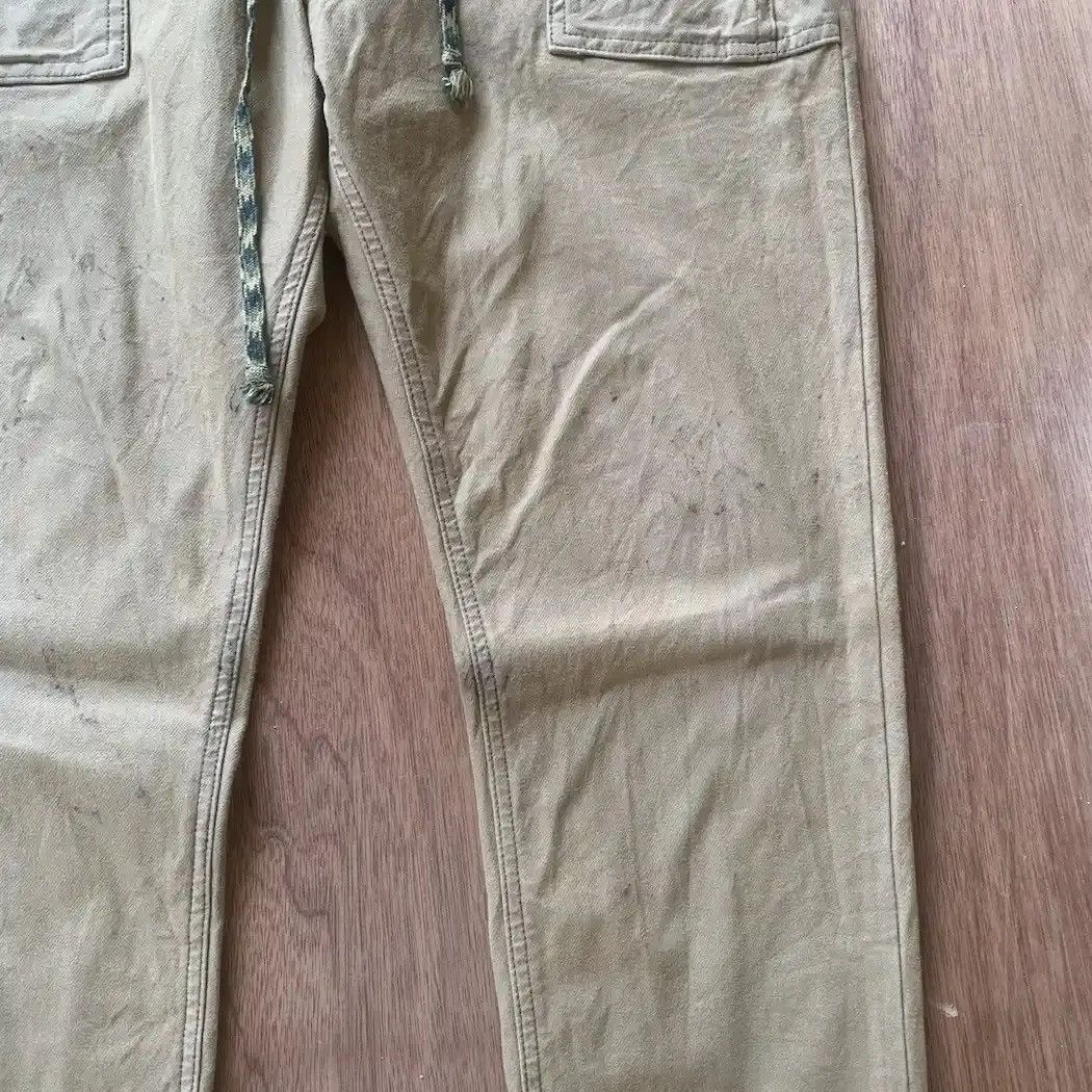 20471120 JAPANESE VINTAGE 34x32 TROUSERS FADED STRETCHABLE PANTS Size US 34 / EU 50 - 7 Thumbnail