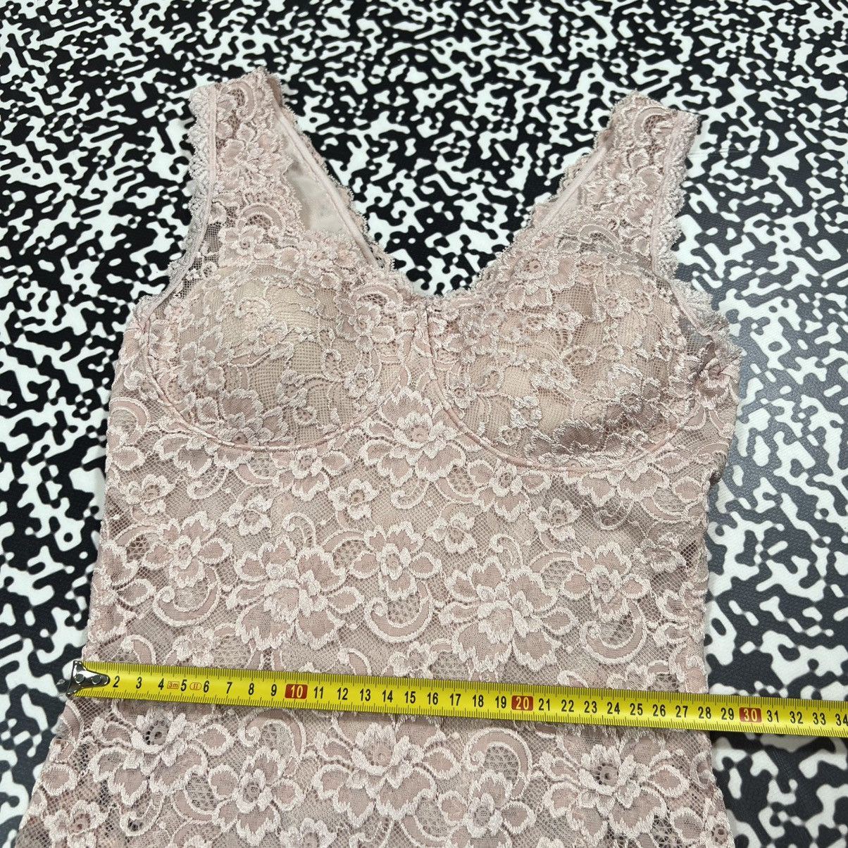 Japanese Brand Vintage Y2K Sexy Mesh Floral Style Retro Tank Top Sleeveless Size S / US 4 / IT 40 - 21 Thumbnail