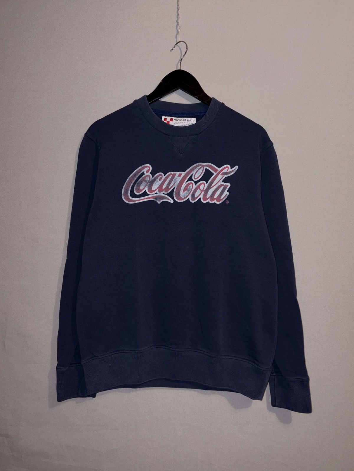 MC2 Saint Barth MC2 Saint Barth Coca Cola Navy Sweatshirt Size US L / EU 52-54 / 3 - 4 Thumbnail