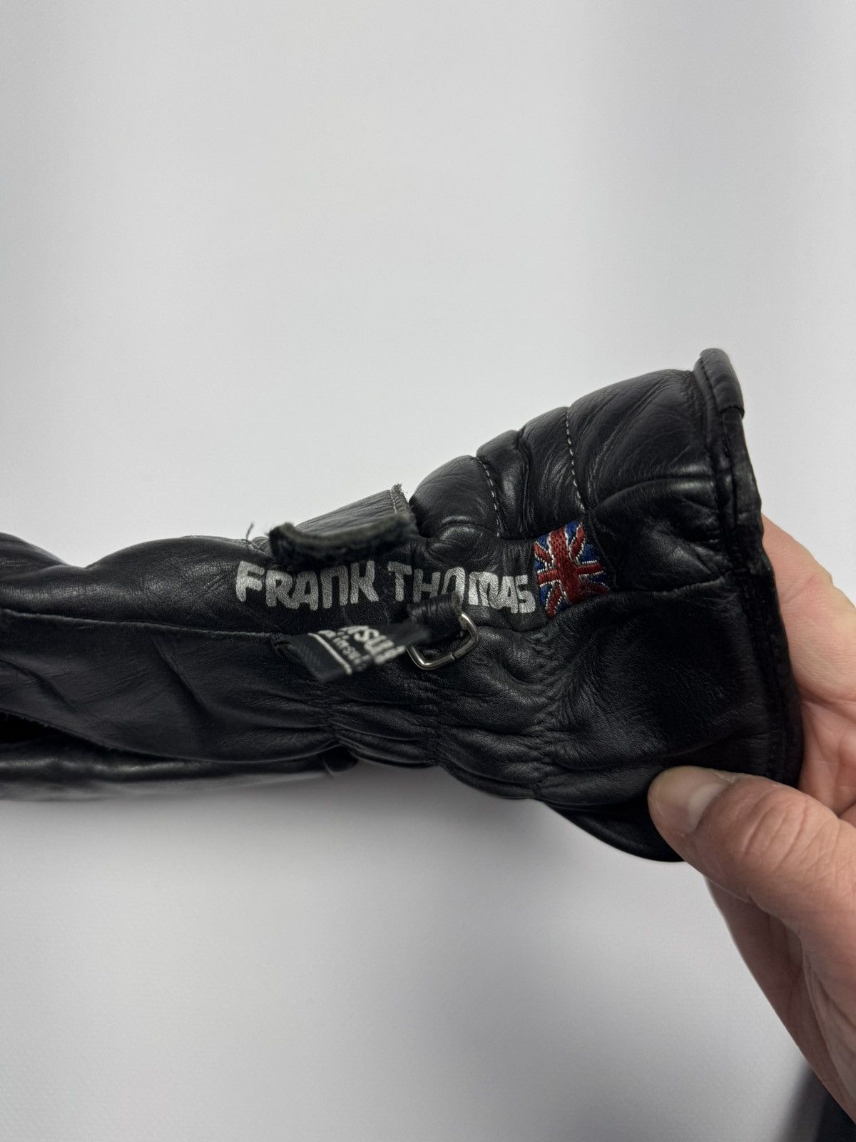 Vintage Vintage Frank Thomas Leather Bike Gloves Size ONE SIZE - 9 Thumbnail
