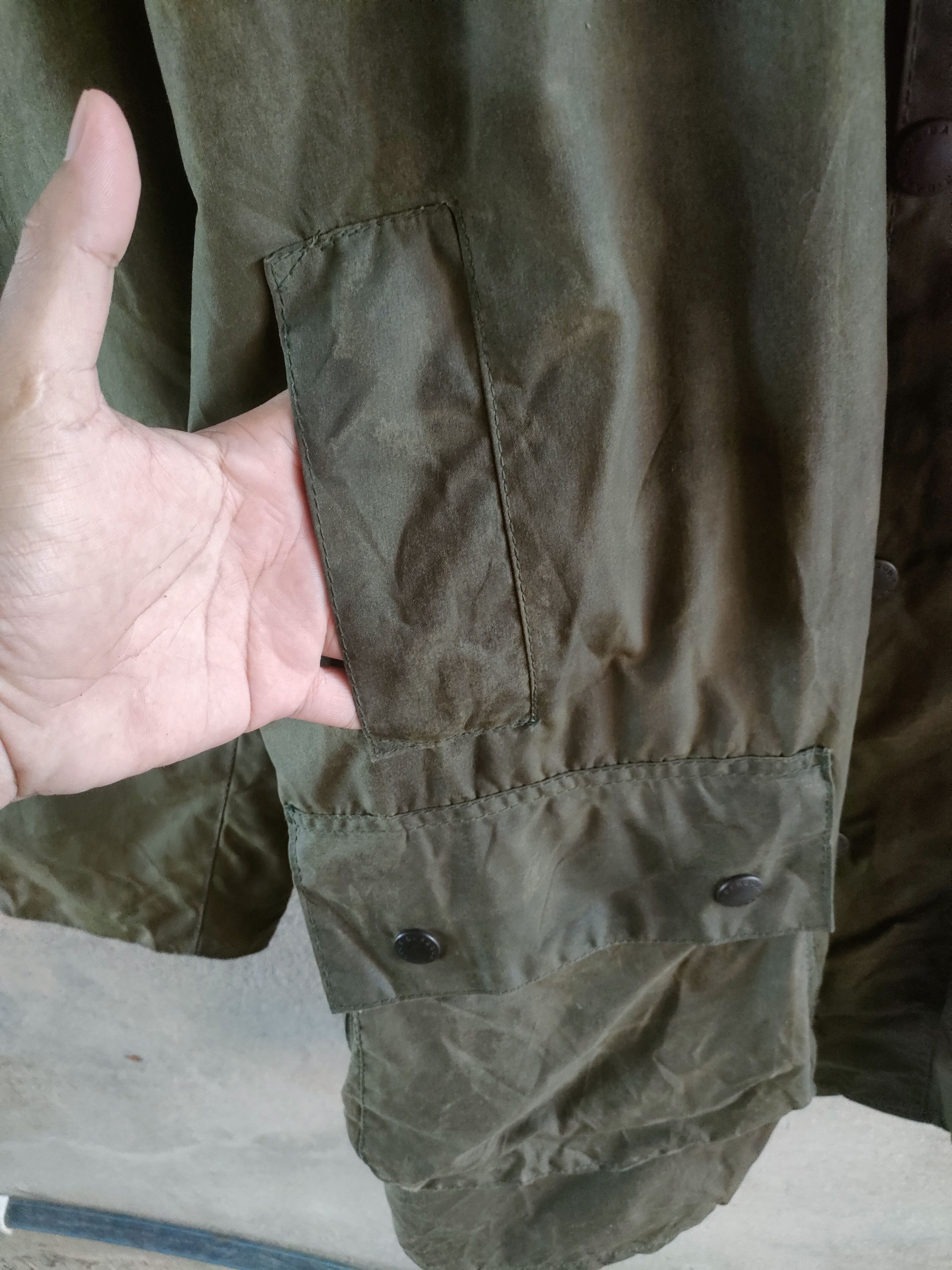Barbour Barbour Border Waxed Cotton Long Jacket Size US M / EU 48-50 / 2 - 17 Thumbnail