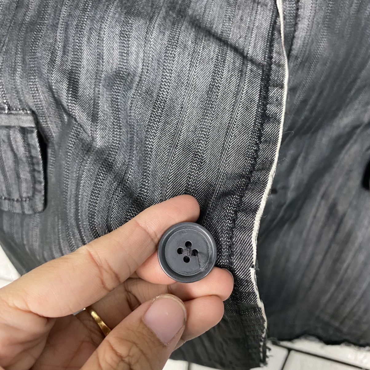 Japanese Brand 📌Vintage Hickory Chore Striped Jacket Otarie Issey Miyake Size US L / EU 52-54 / 3 - 17 Thumbnail