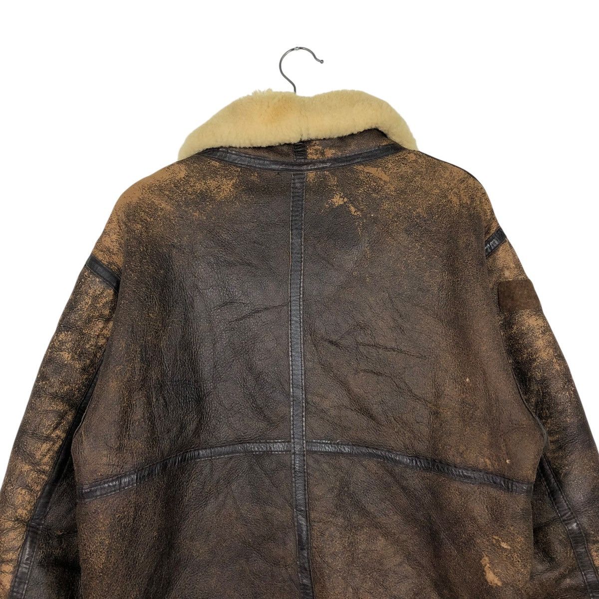 Aero Leathers 🔥VINTAGE LEATHER JACKET SHEARLING B-3 MEN’S ROBO ISSEYMIYAKE Size US M / EU 48-50 / 2 - 11 Thumbnail