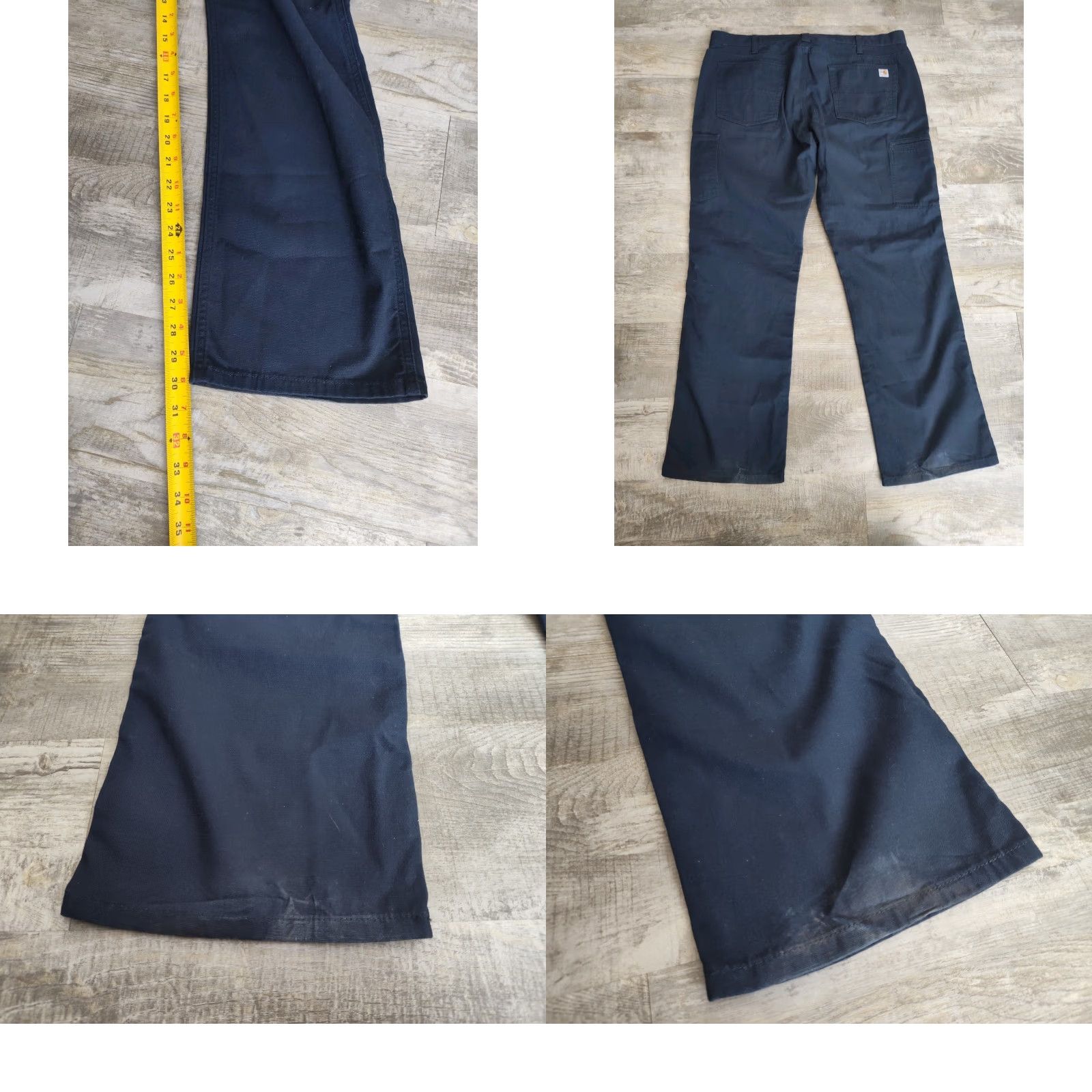 Carhartt Carhartt FR Pants Womens 16 38x30 Blue Flame Resistant Canvas Loose Workwear EUC Size 38" / US 16 / IT 52 - 10 Thumbnail