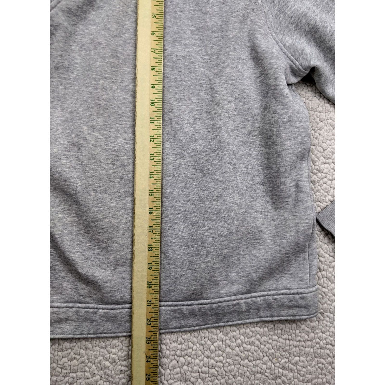 Adidas Adidas Womens Hoodie Gray Heather Mtn Logo Drawstring Kangaroo Pocket Sleeve Long Size M / US 6-8 / IT 42-44 - 7 Thumbnail
